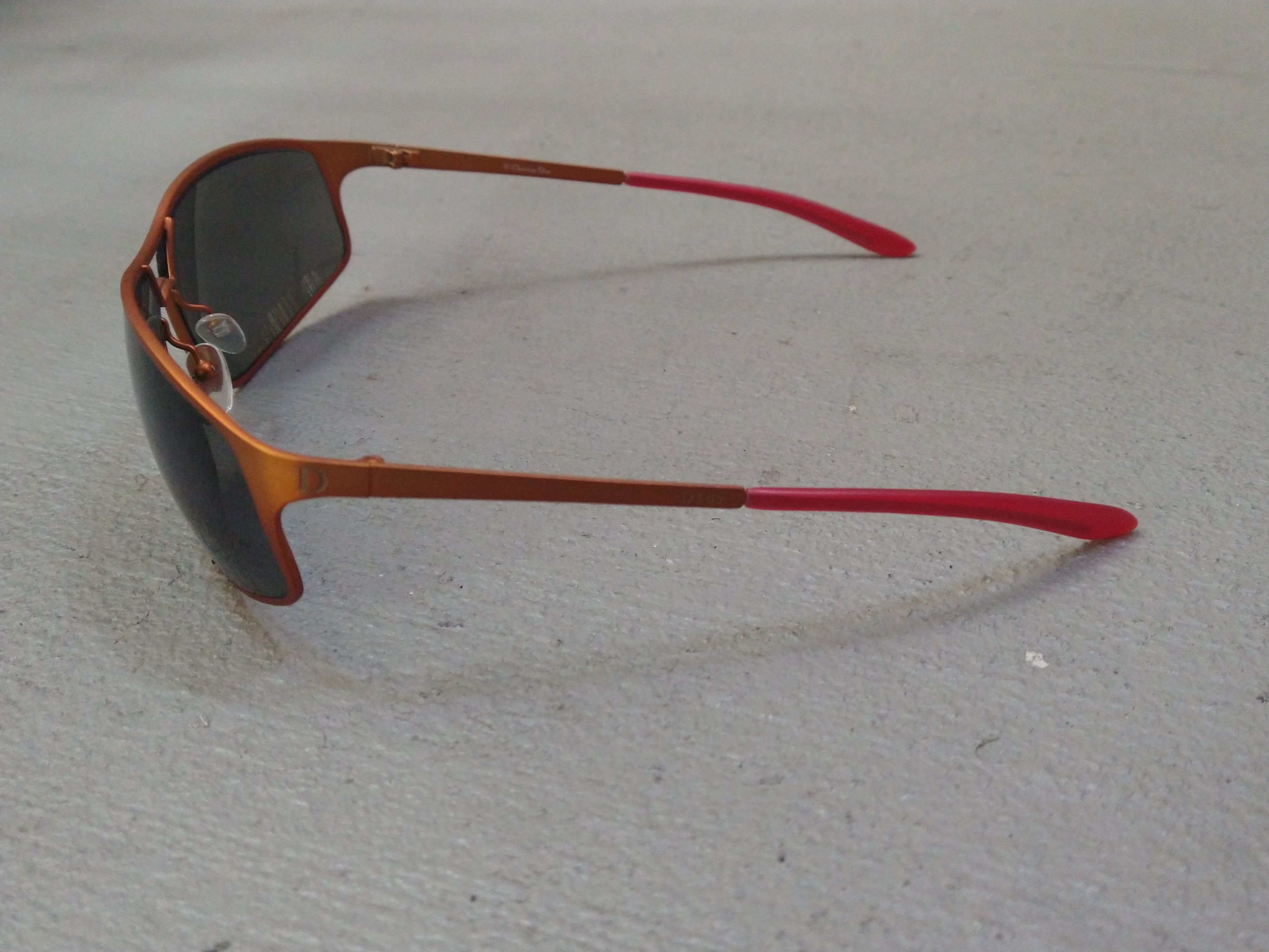 Dior Christian Dior Sunglasses Orange Pink Sports Wrap Y2K Size ONE SIZE - 3 Thumbnail