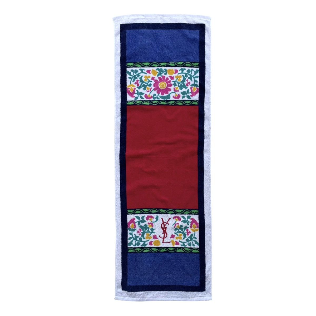 Yves Saint Laurent Yves Saint Laurent Paris YSL Floral Long Face Towel Size ONE SIZE - 1 Thumbnail