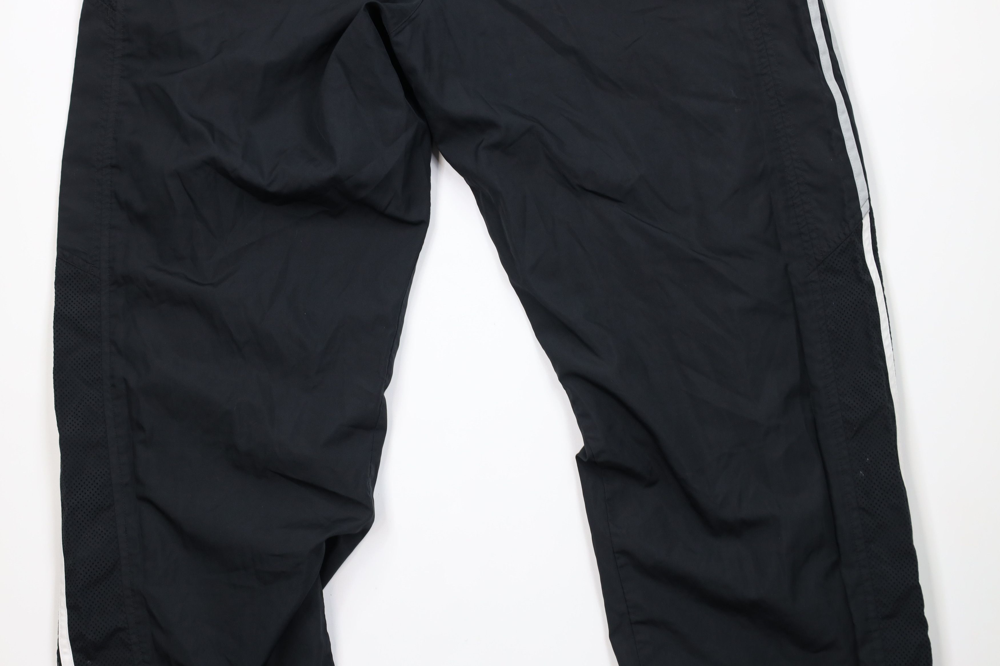 Adidas Vintage Y2K 2005 Adidas Lined Wide Leg Windbreaker Pants Size US 36 / EU 52 - 13 Thumbnail