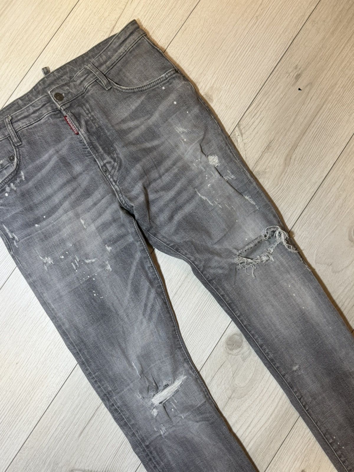 Dsquared2 🔥SLIM FIT DSQUARED2 ITALY JEANS RARE DENIM DRIP Size US 34 / EU 50 - 2 Thumbnail