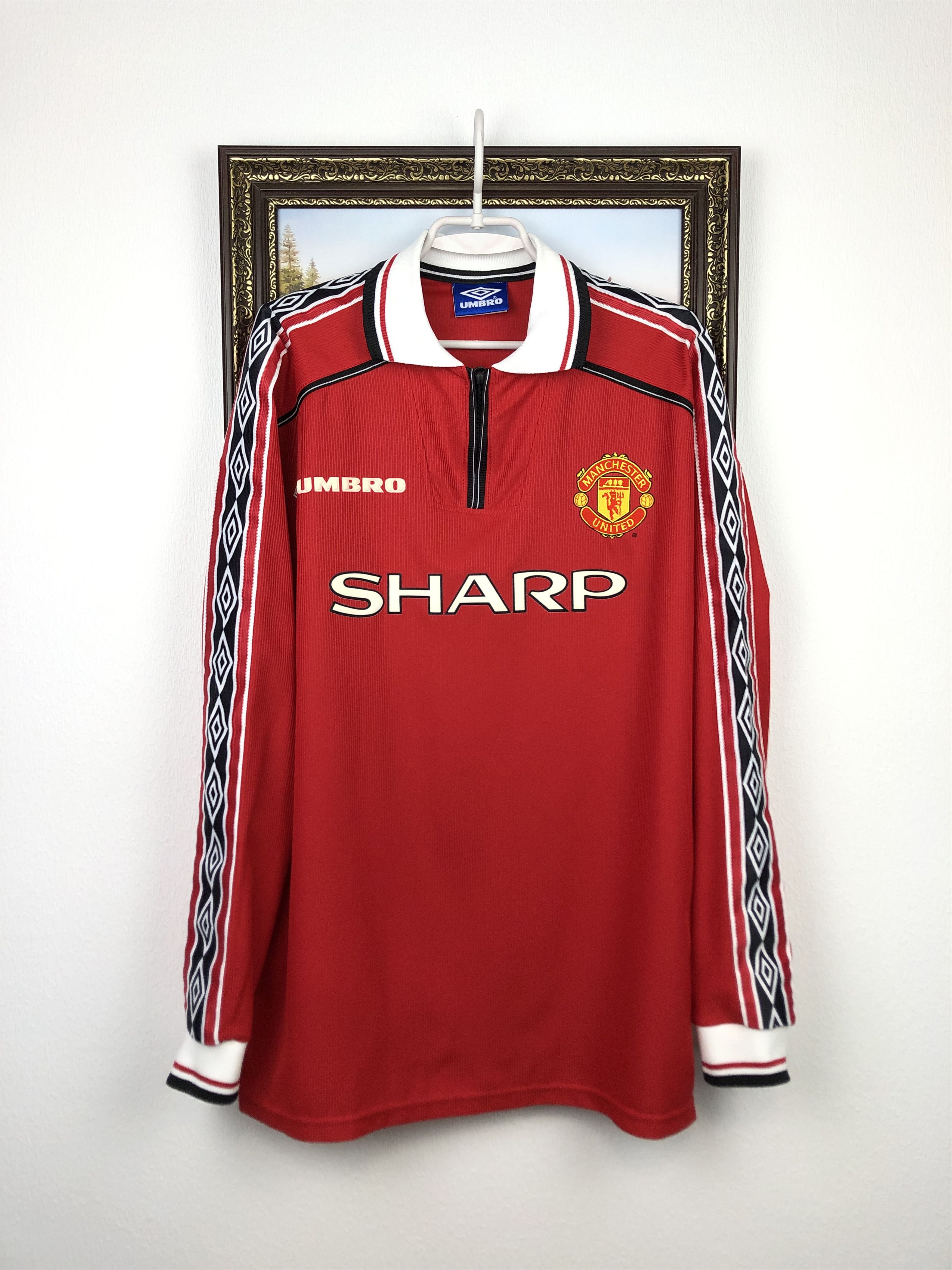【希少レア】90s00s Umbro Soccer Shirt Man Utd MANCHESTER UNITED 90s POLO FOOTBALL SOCCER SHIRT JERSEY