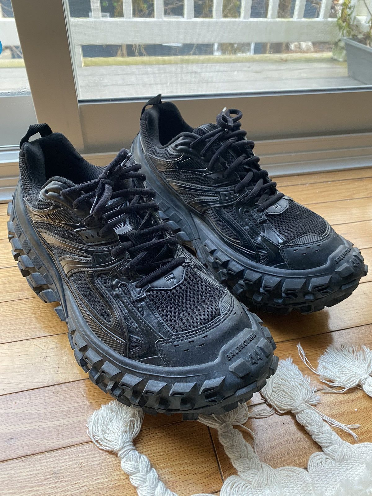 Balenciaga Balenciaga Defenders Triple Black | Grailed