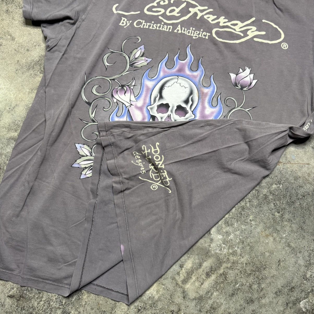 Ed Hardy vintage y2k edhardy baggy skull sword tshirt Size US XXL / EU 58 / 5 - 5 Thumbnail