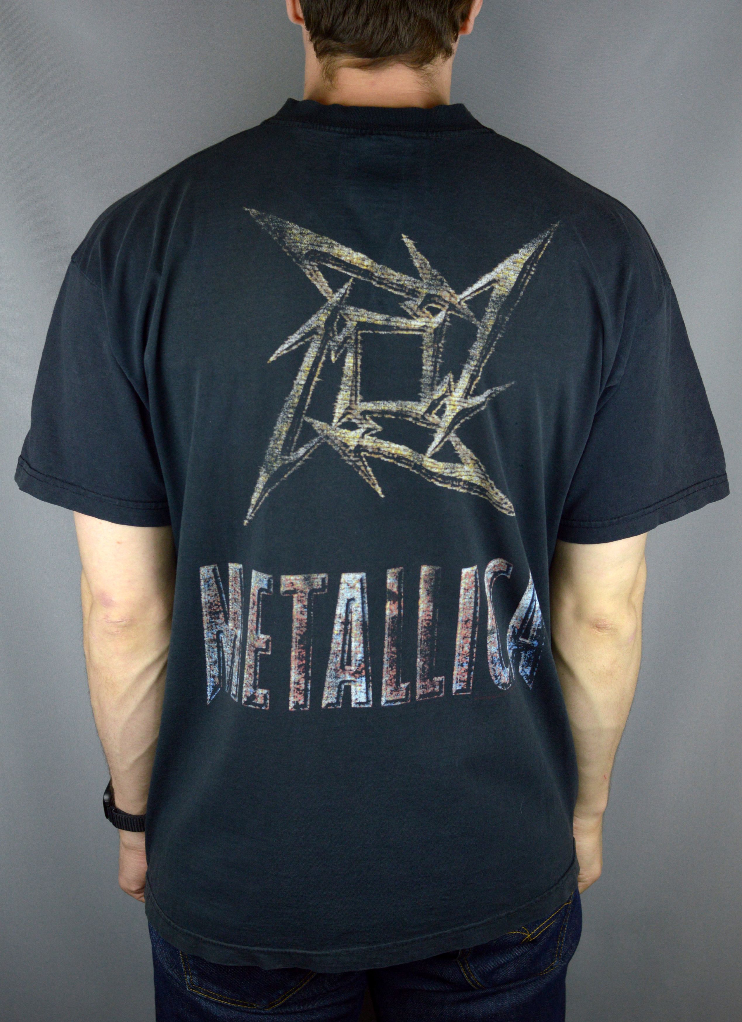 Metallica × Vintage Vintage Metallica 1996 t shirt Size US XL / EU 56 / 4 - 1 Thumbnail