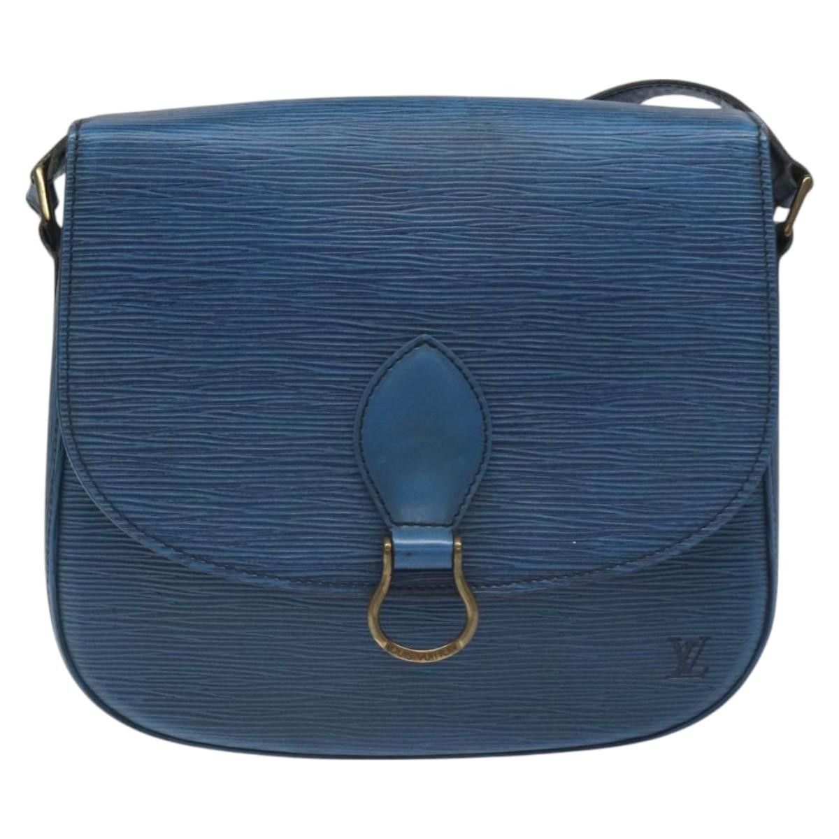 Louis Vuitton LOUIS VUITTON Epi Saint Cloud GM Shoulder Bag Toledo Blue Size ONE SIZE - 2 Thumbnail