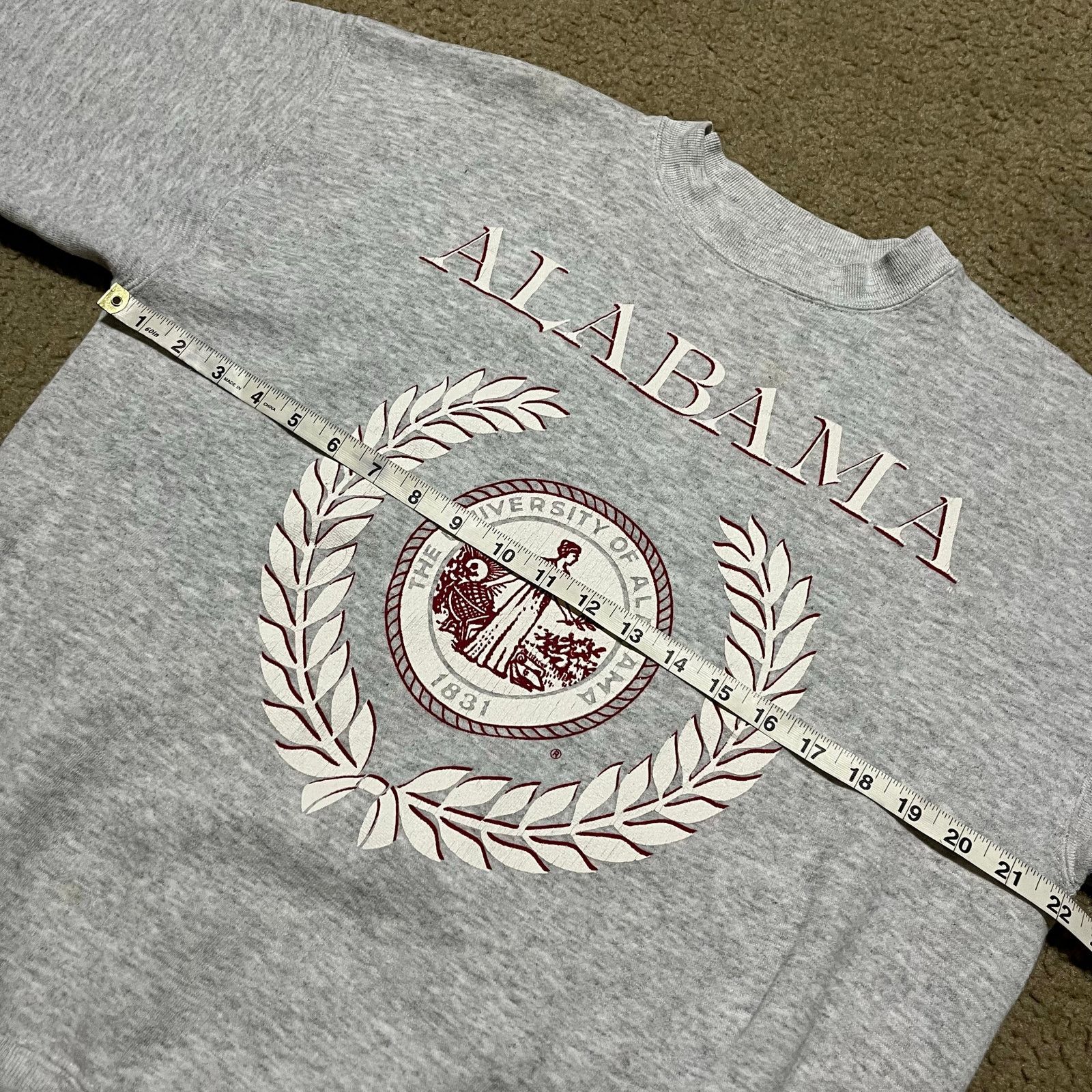 Other Vintage 90s Alabama University Graphic Grey Crewneck Large Size US L / EU 52-54 / 3 - 6 Thumbnail
