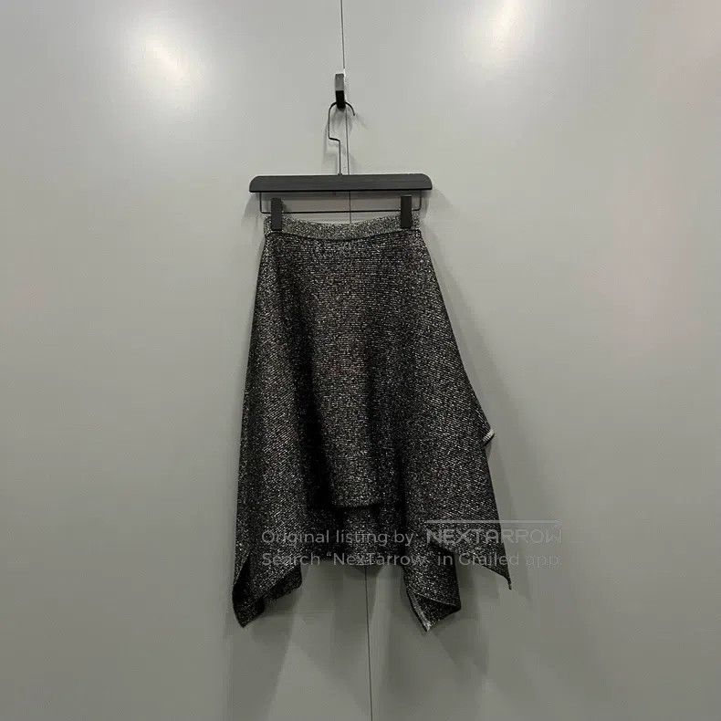 Balenciaga Balenciaga Knitted Irregular Skirt Size 37" - 2 Thumbnail