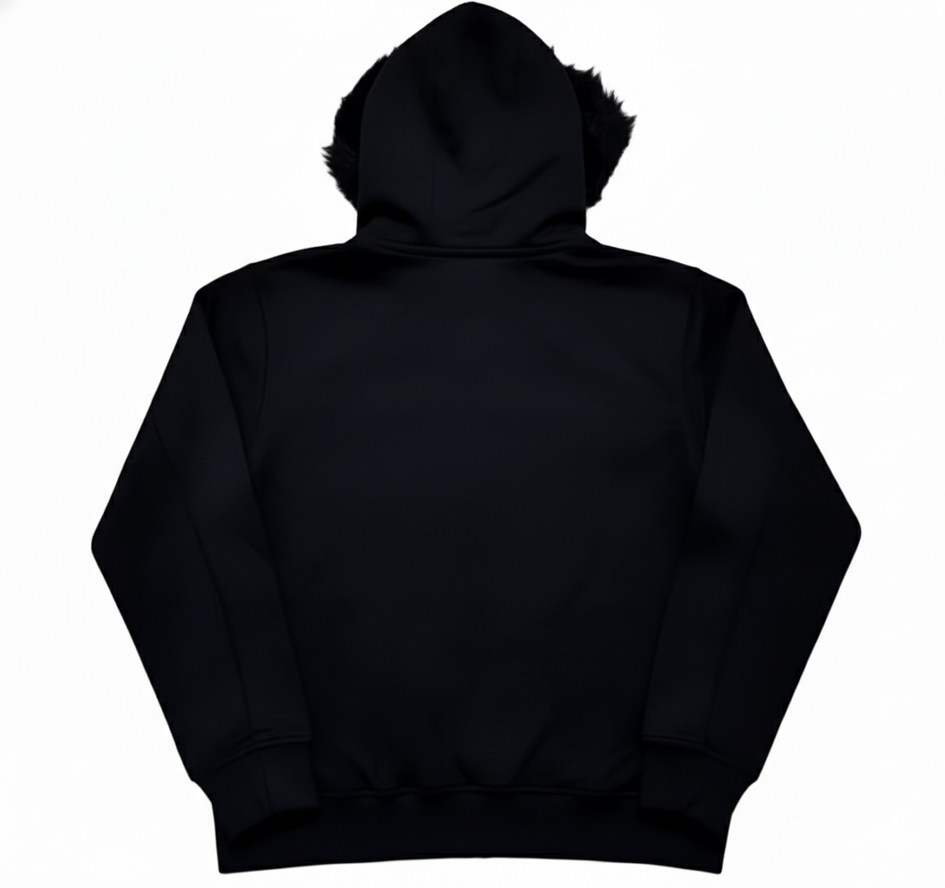 Other Fashion Punk Y2K Grunge Rivet Metal Flurry Hat Fur Hoodies Size US L / EU 52-54 / 3 - 2 Thumbnail
