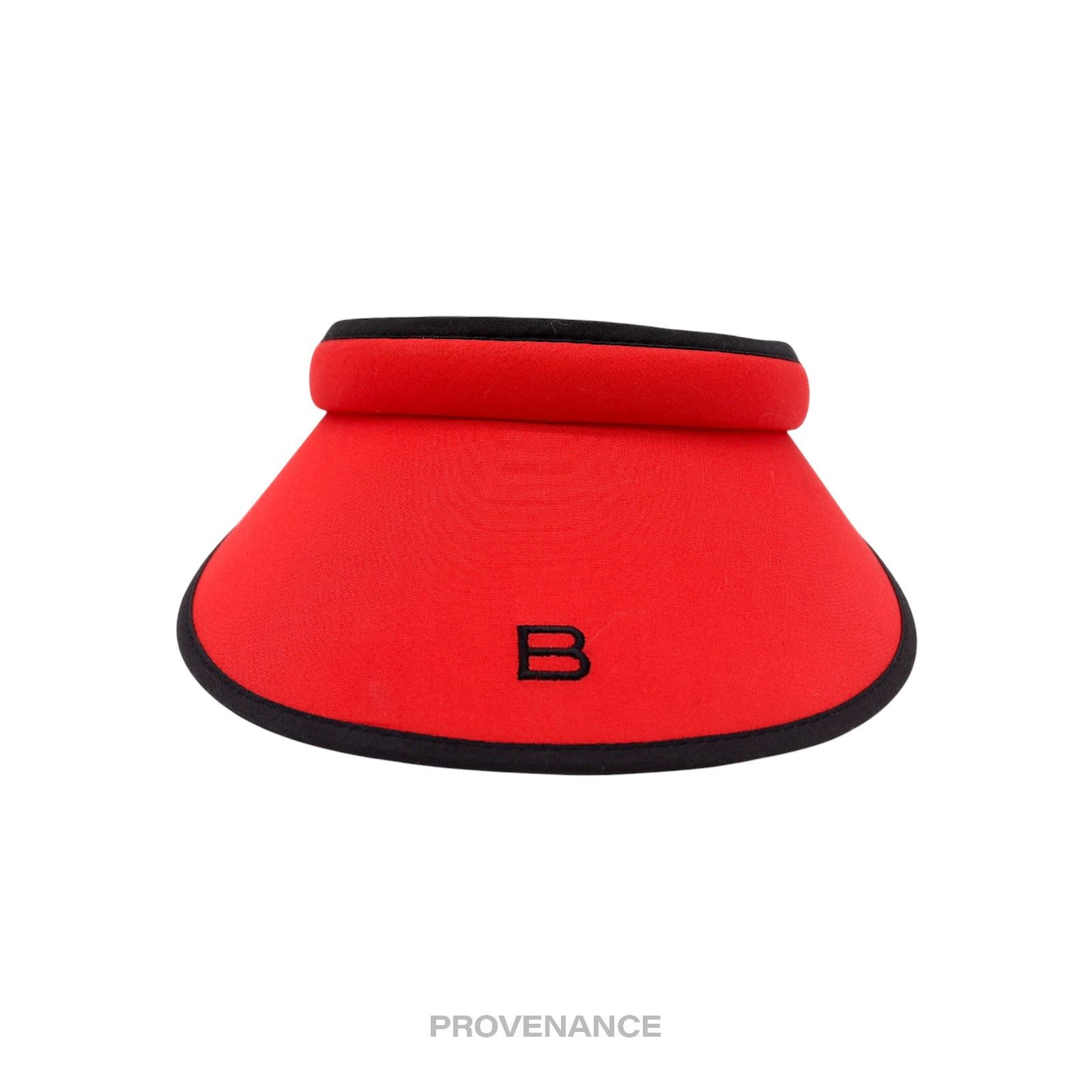 Balenciaga 🔴 Balenciaga B Logo Visor - Red/Black Size ONE SIZE - 1 Thumbnail