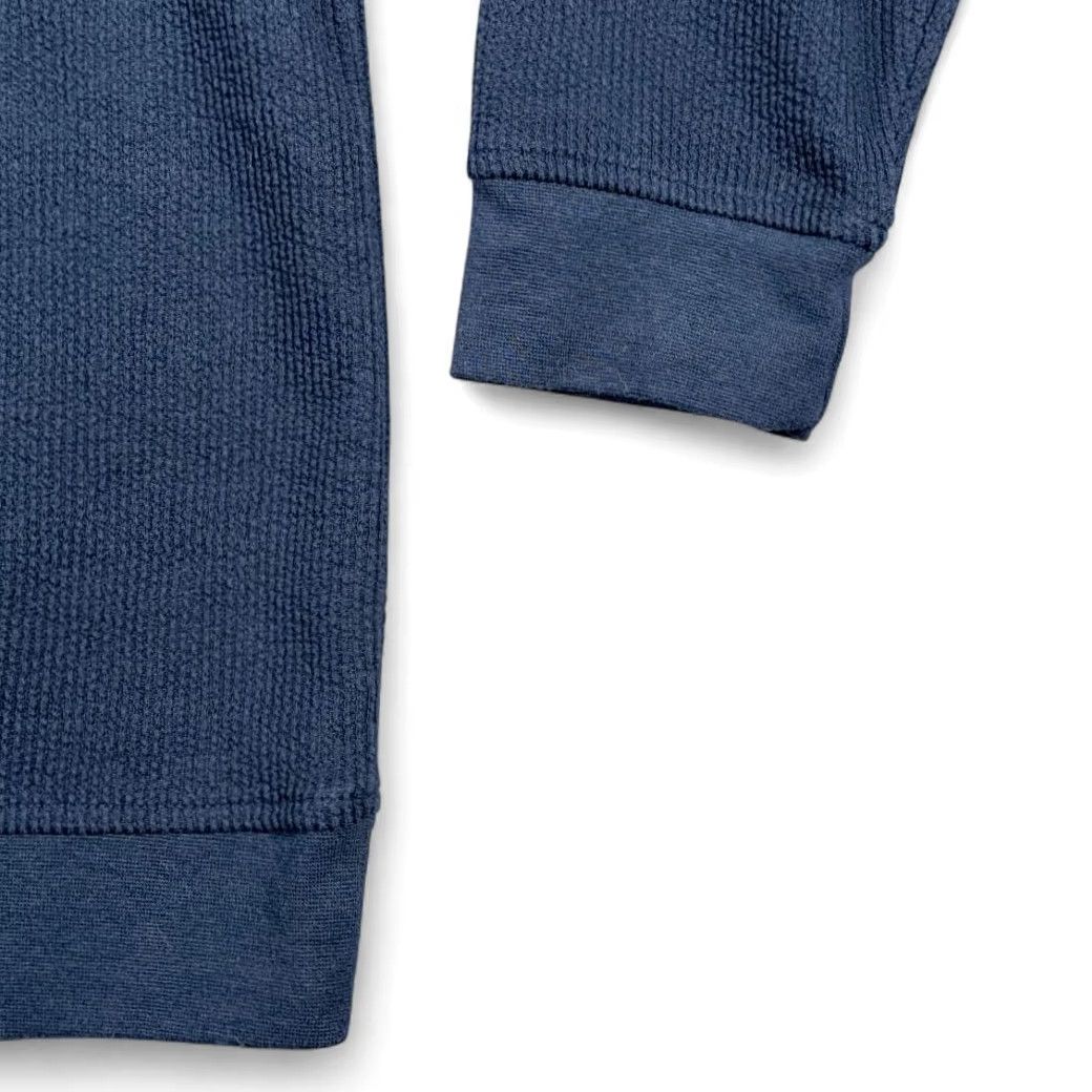 Haband Haband Sweater Adult XL Blue Colorblock Textured Dad Y2K Mens Pullover Long Sleeve Fleece Cotton Blend Size US XL / EU 56 / 4 - 7 Thumbnail