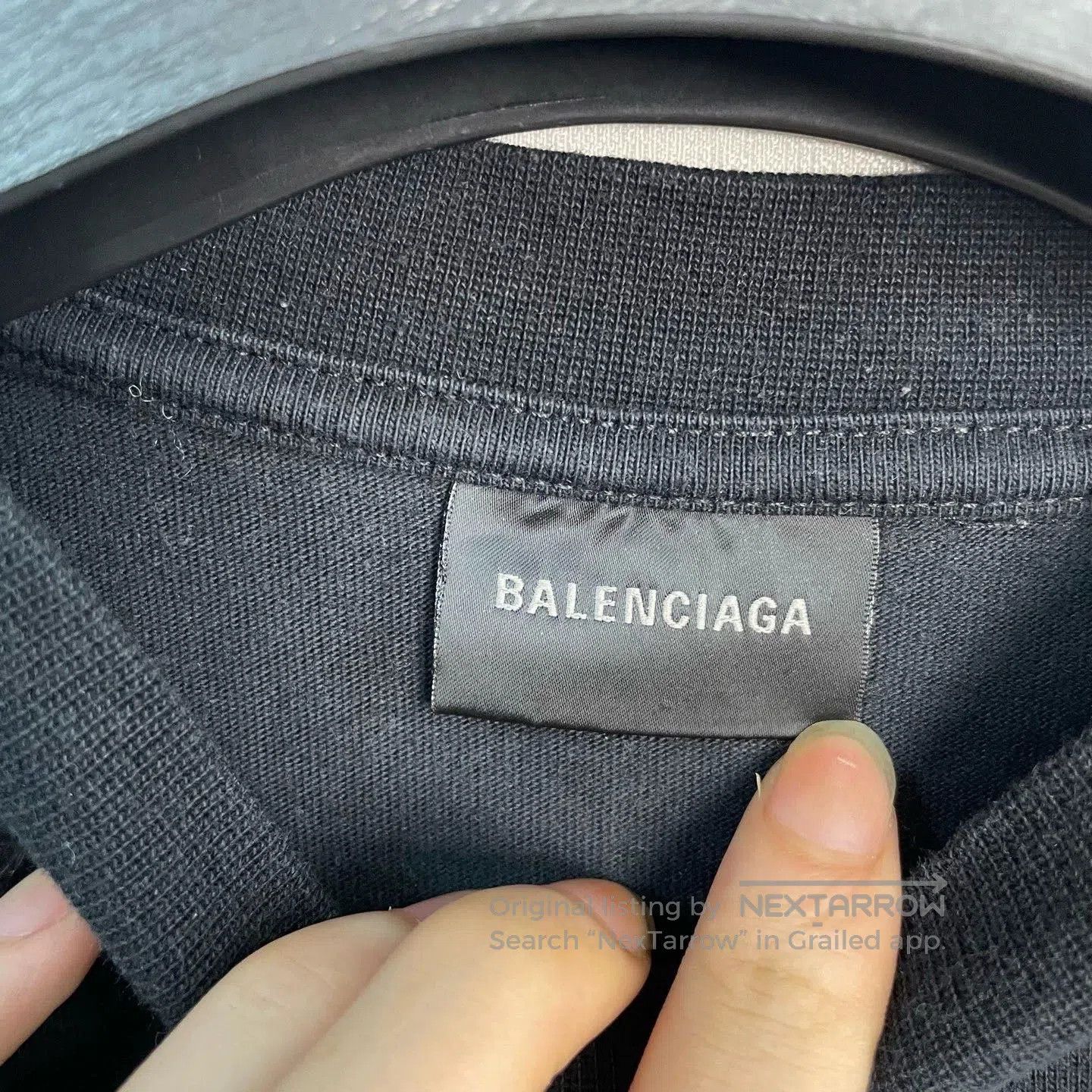 balenciaga graffiti print short sleeve t.