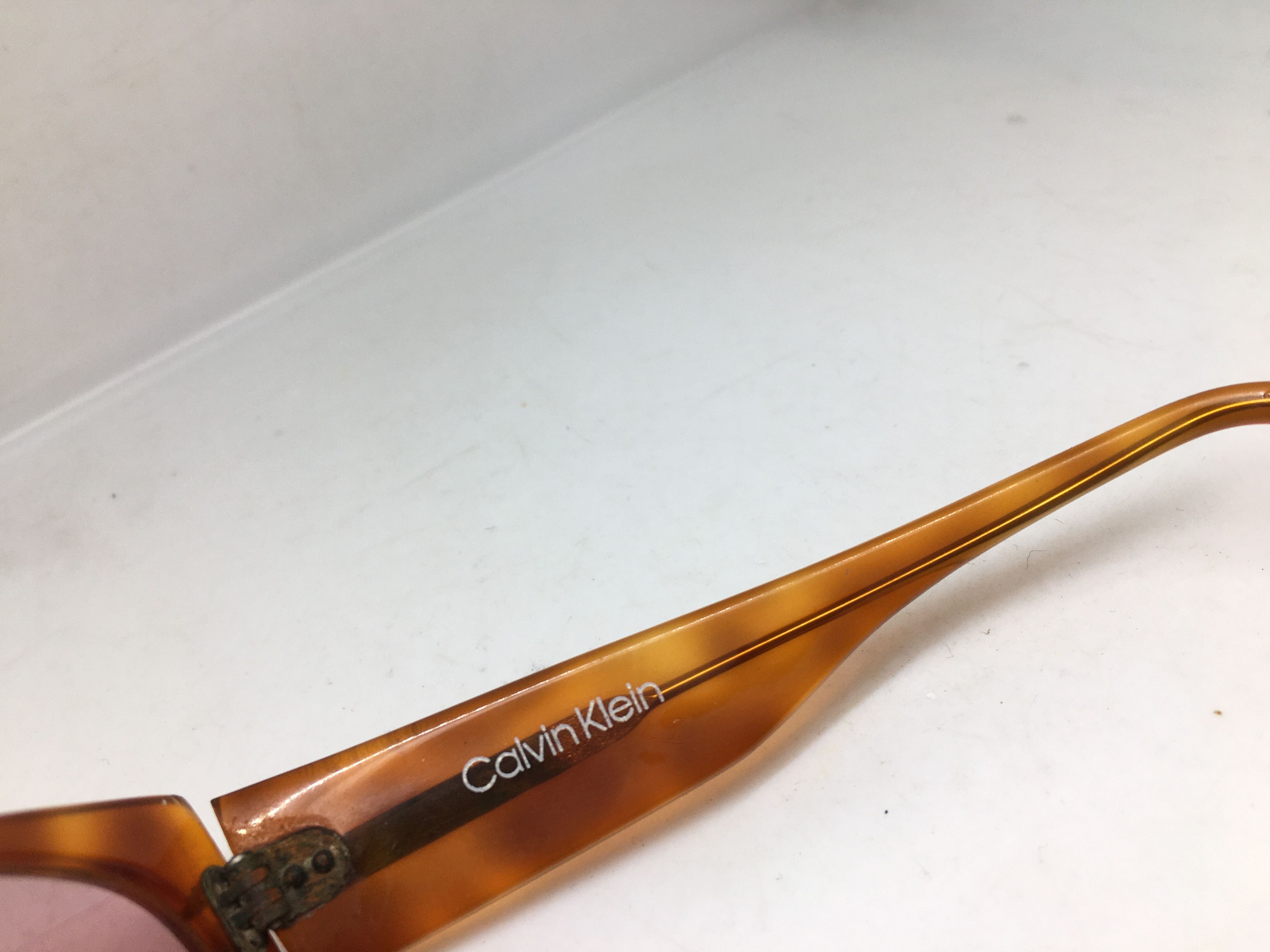 Calvin Klein Vintage Calvin Klein CK-8/S 1801 Tokyo Tortoise Eyeglasses Size ONE SIZE - 5 Thumbnail