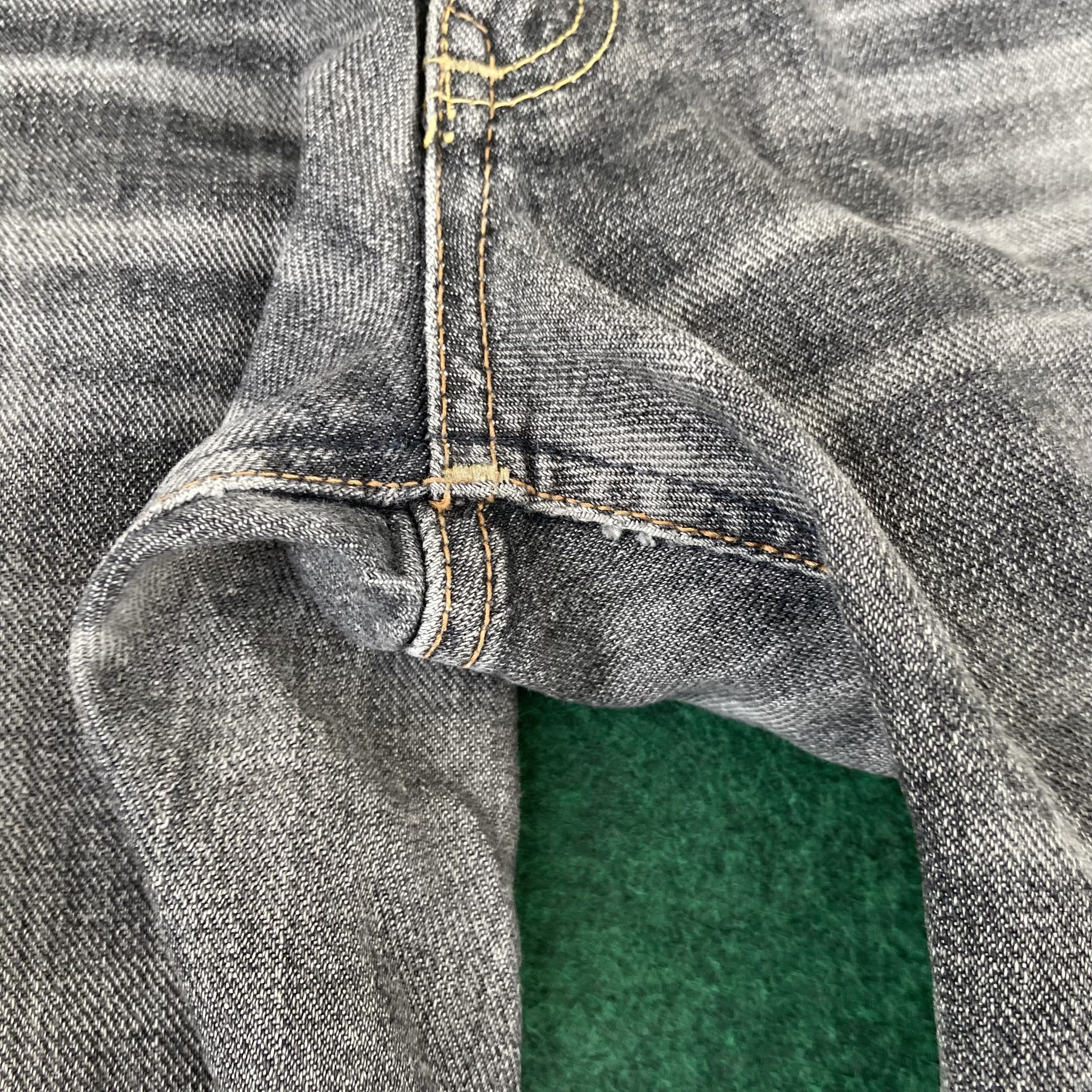Designer × Lee × Vintage 29x31.5 Vtg Lee Riders Faded Denim Flare Bootcut Sz 29 Jeans Size US 29 - 6 Thumbnail