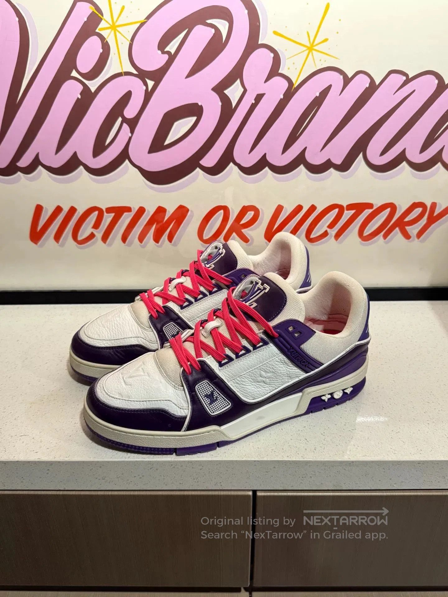 Louis Vuitton LOUIS VUITTON Basketball Style Trainers. Size US 9 / EU 42 - 1 Thumbnail