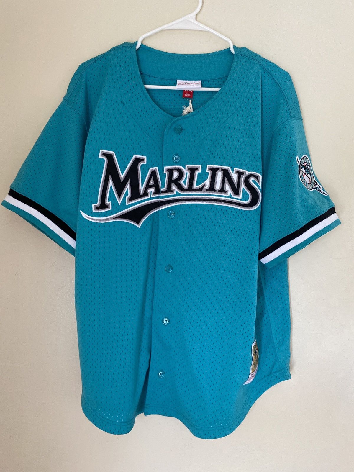 FLORIDA MARLINS Authentic Mitchell & Ness 1995 Andre Dawson # 8 Cooper –  ECAPCITY