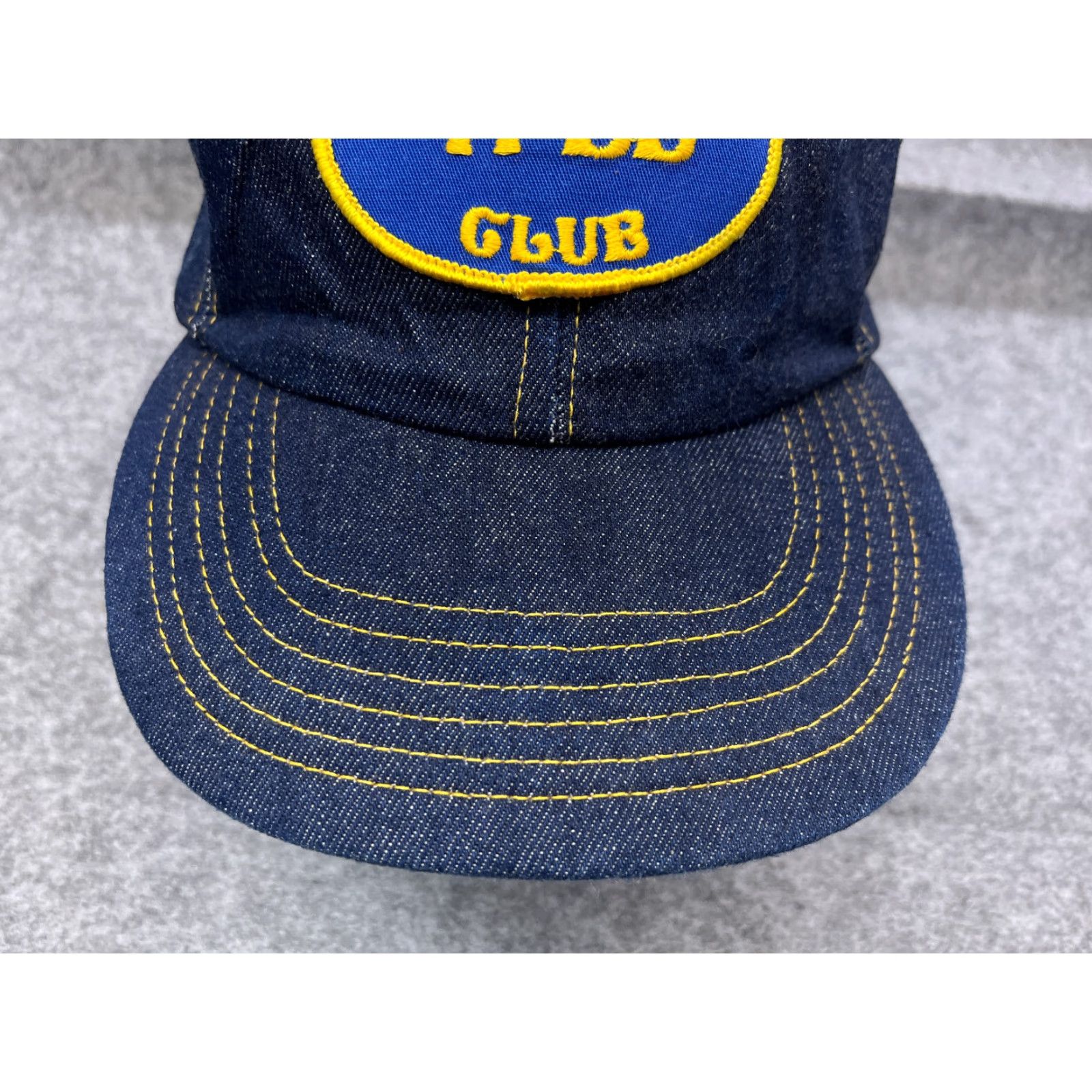 Vintage Blue Denim Snapback Hat Cap for Men | One Size | Casual DVA Theme | Adjustable Lightweight Size ONE SIZE - 3 Thumbnail