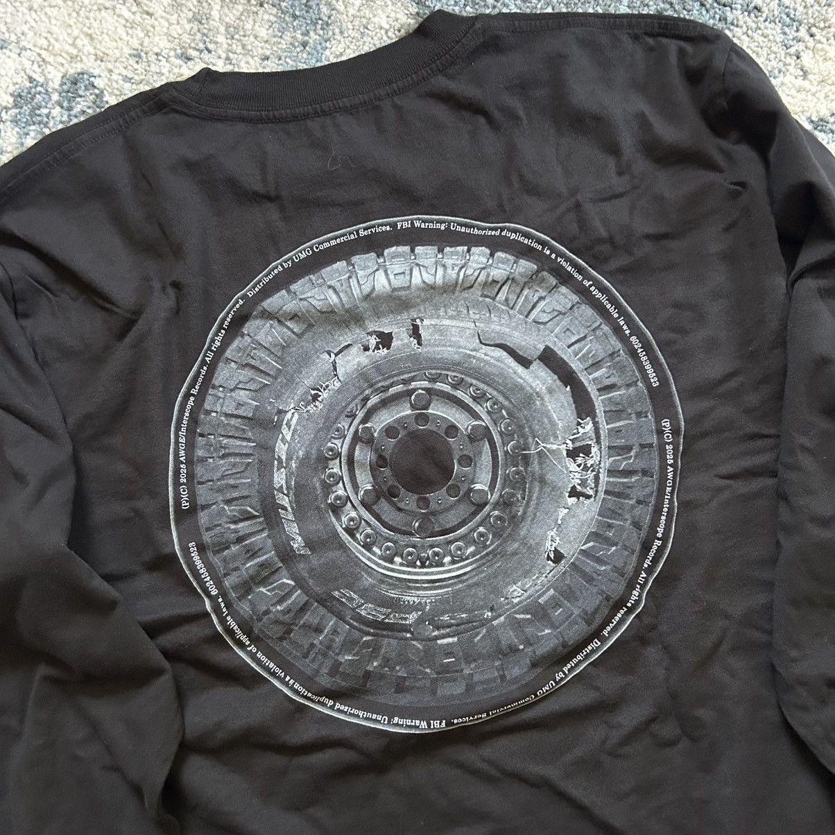 Playboi Carti iAM SWAMP TiRE L/S TEE OPiUM i AM MUSiC GOTH CRUST PUNK Size US L / EU 52-54 / 3 - 2 Thumbnail
