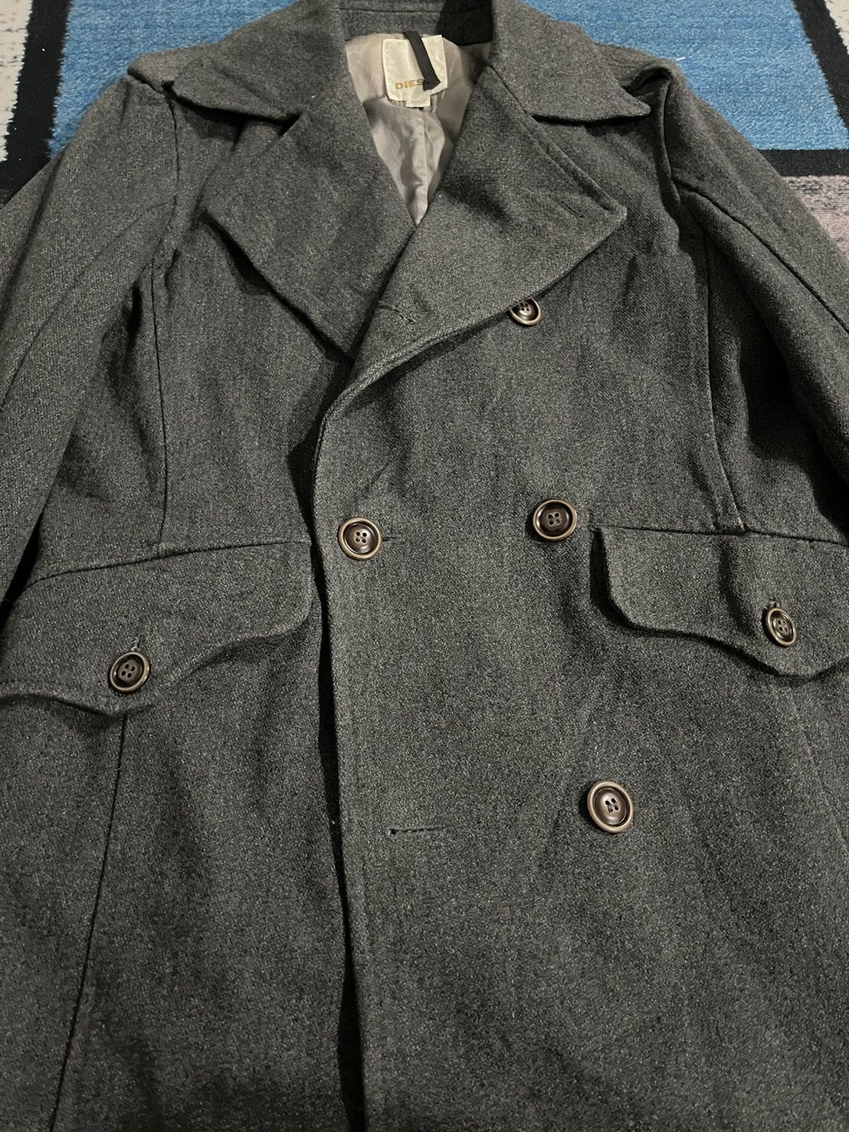 Diesel Vintage Diesel Long Coat Jacket Size US M / EU 48-50 / 2 - 7 Thumbnail