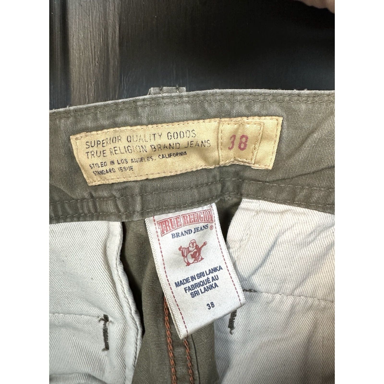 True Religion TRUE RELIGION Jeans Utility Chino Pants Special Ops Standard Issue Size 38 Green Size US 38 / EU 54 - 3 Thumbnail