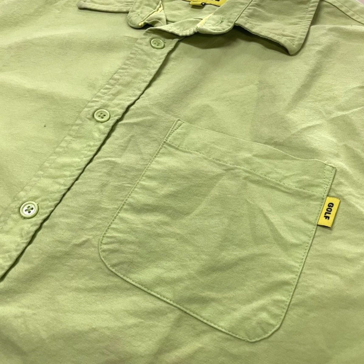 Golf Wang GOLF WANG Lime Green Button Up Shirt Size US M / EU 48-50 / 2 - 4 Thumbnail