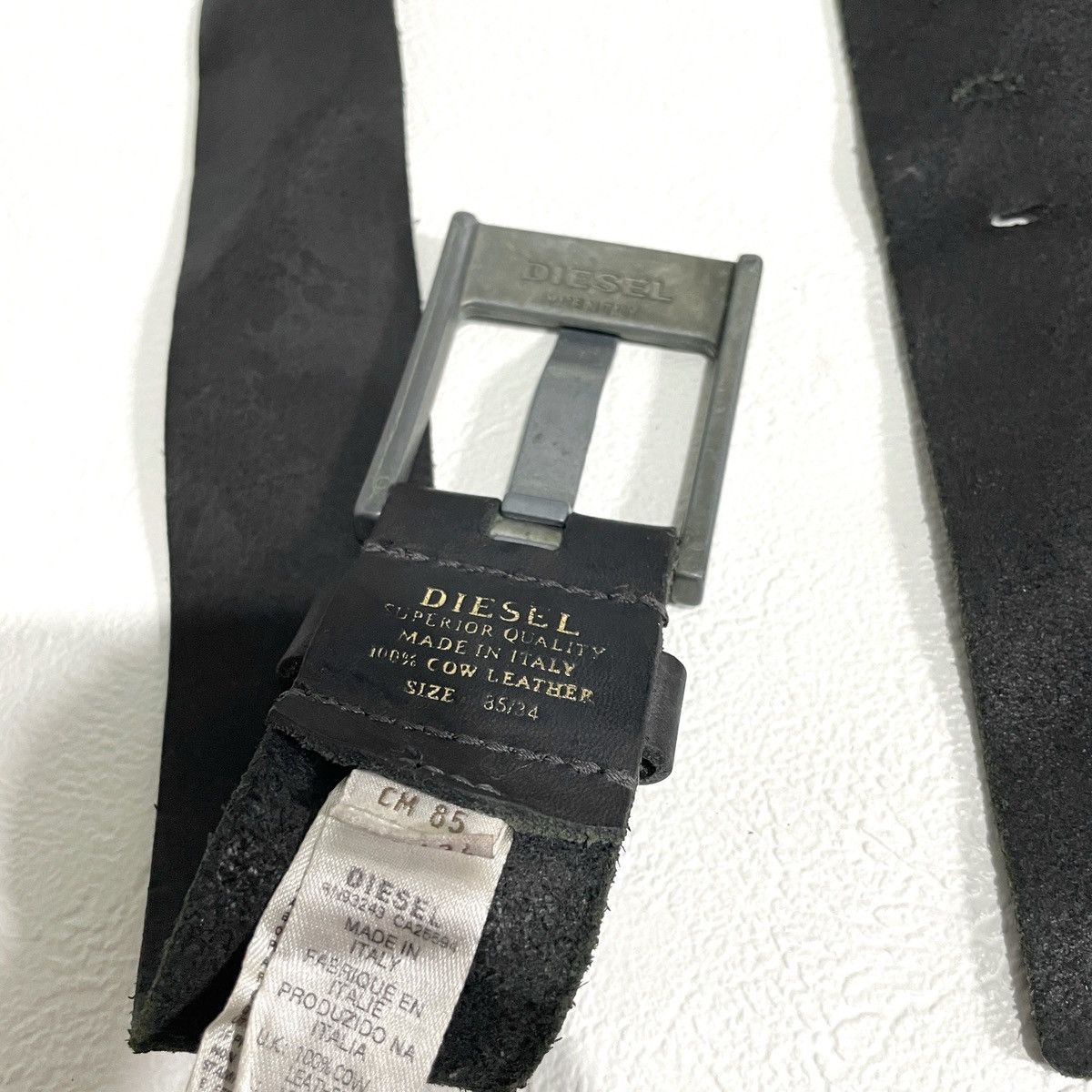 Diesel y2k Diesel Vintage leather belt Size ONE SIZE - 7 Thumbnail