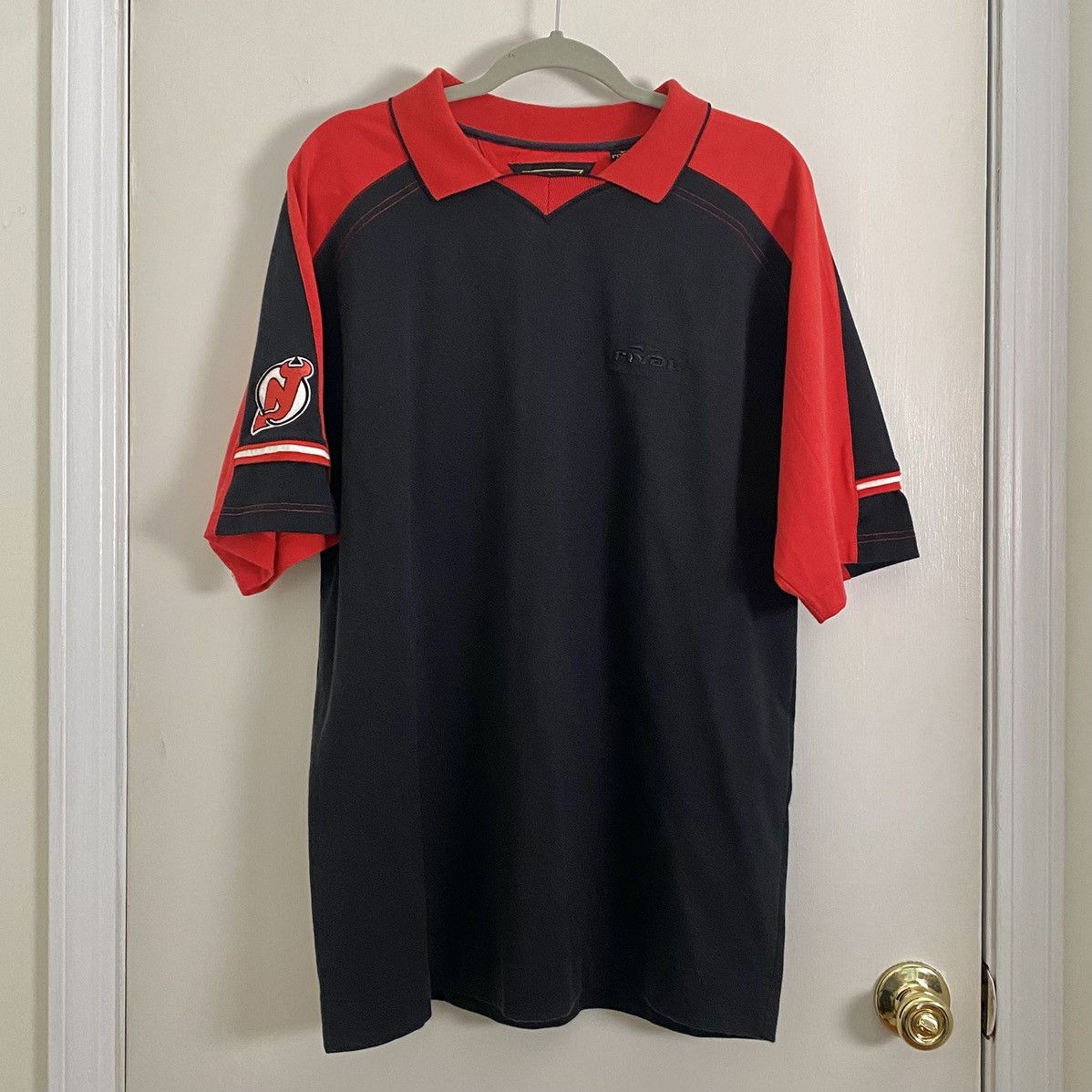 Other Rival New Jersey Devils Rare Polo Shirt Size US L / EU 52-54 / 3 - 1 Thumbnail
