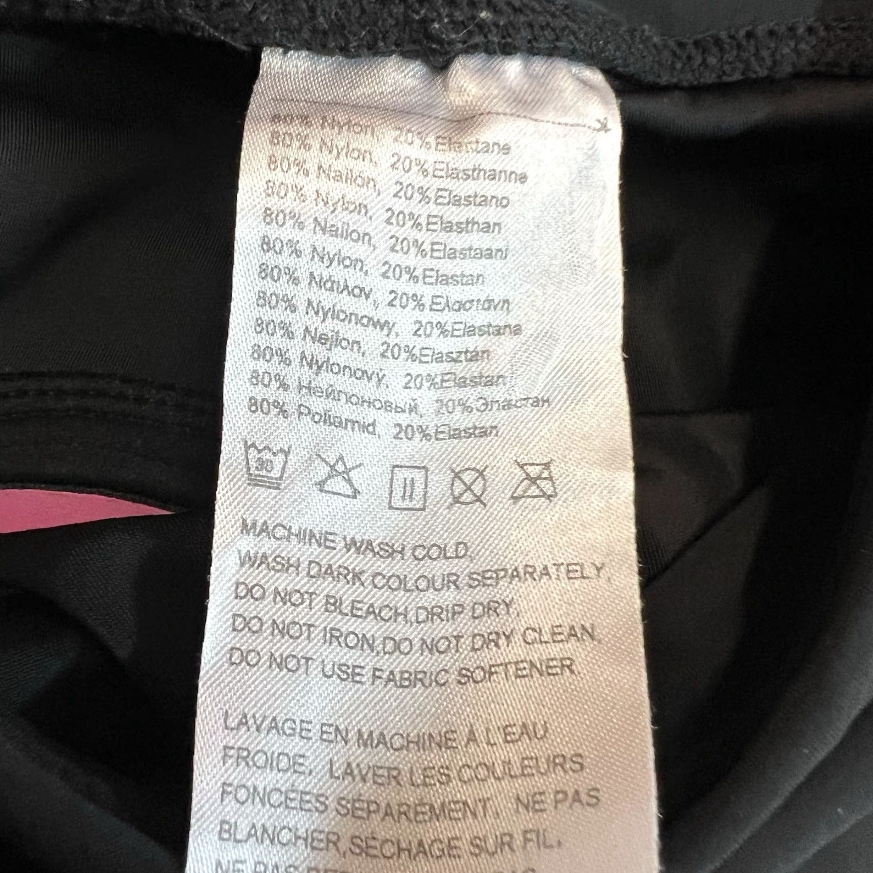 Vintage BALEAF Womens Cycling Thermal Leggings Pants Size M Padded Black Athletic Compression 26X22 Size 32" / US 10 / IT 46 - 6 Thumbnail