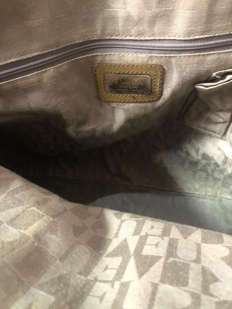 Furla × Vintage Vintage Furla Handbag Leather Size ONE SIZE - 10 Thumbnail
