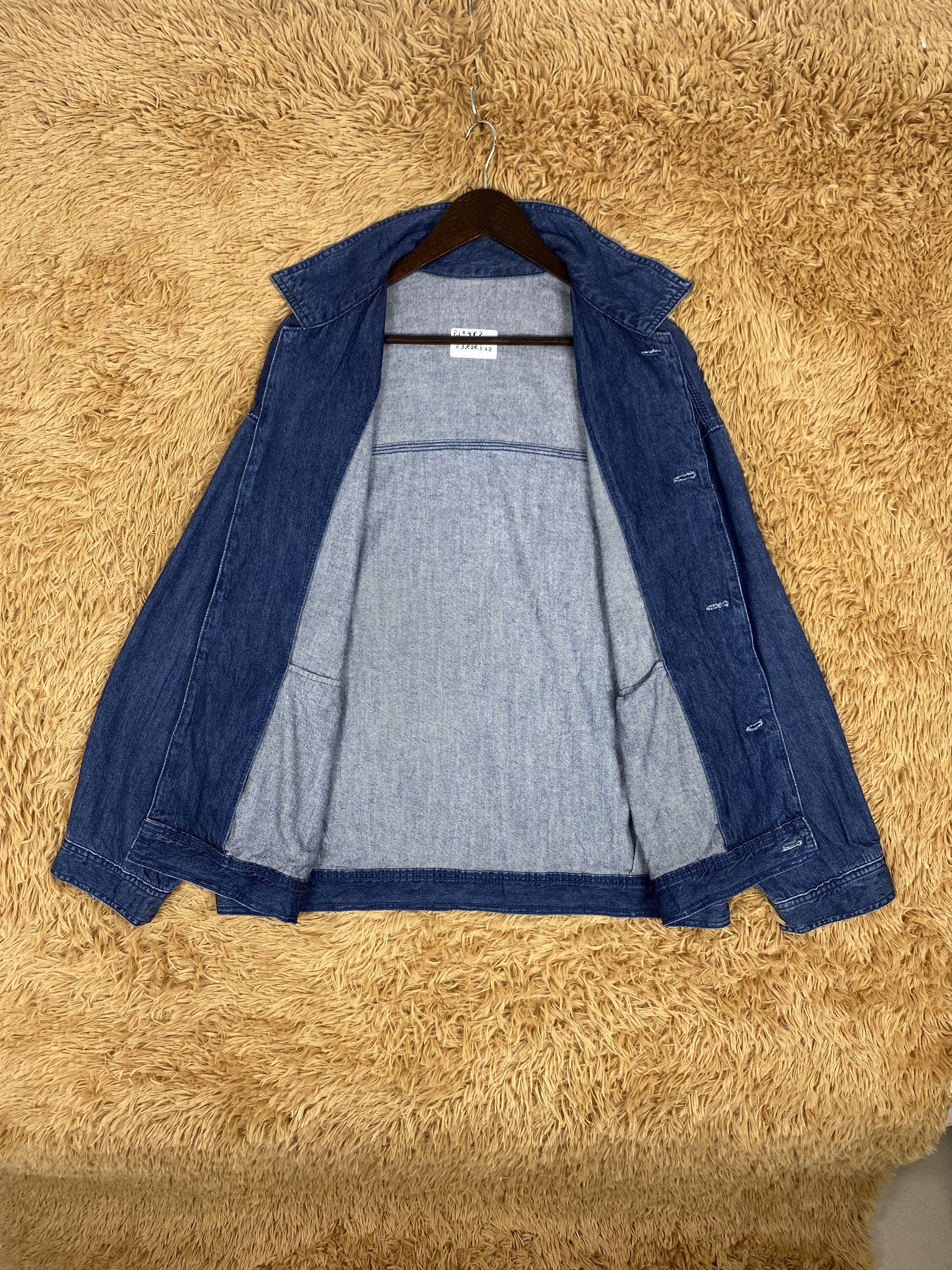 GU × Japanese Brand Vintage GU Denim Jacket Size US S / EU 44-46 / 1 - 5 Thumbnail