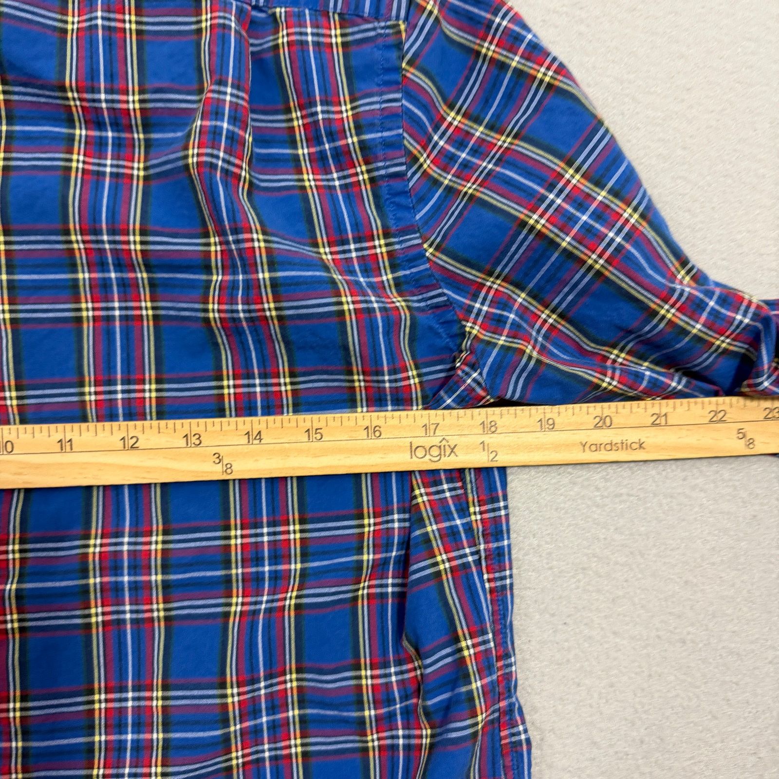 Bonobos Bonobos Shirt Men's Small Blue Red Plaid Long Sleeve Button Size US S / EU 44-46 / 1 - 7 Thumbnail