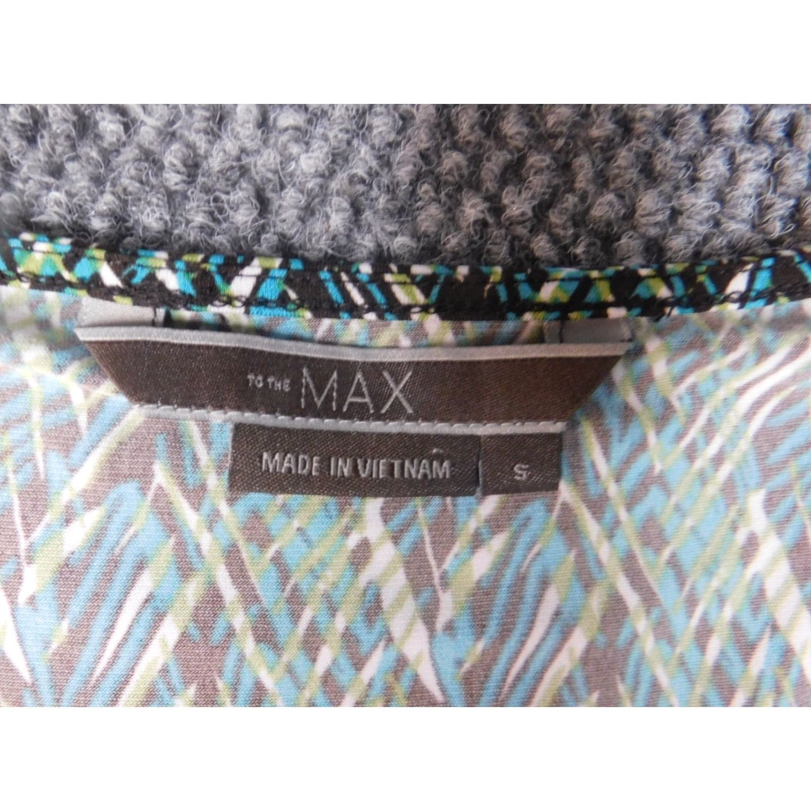 Vintage To the Max Womens Dress S Green A-Line Knit Polyester Mock Neck Short Sleeve Crochet Knee Length Pullover Stretch Geometric Size S / US 4 / IT 40 - 4 Thumbnail