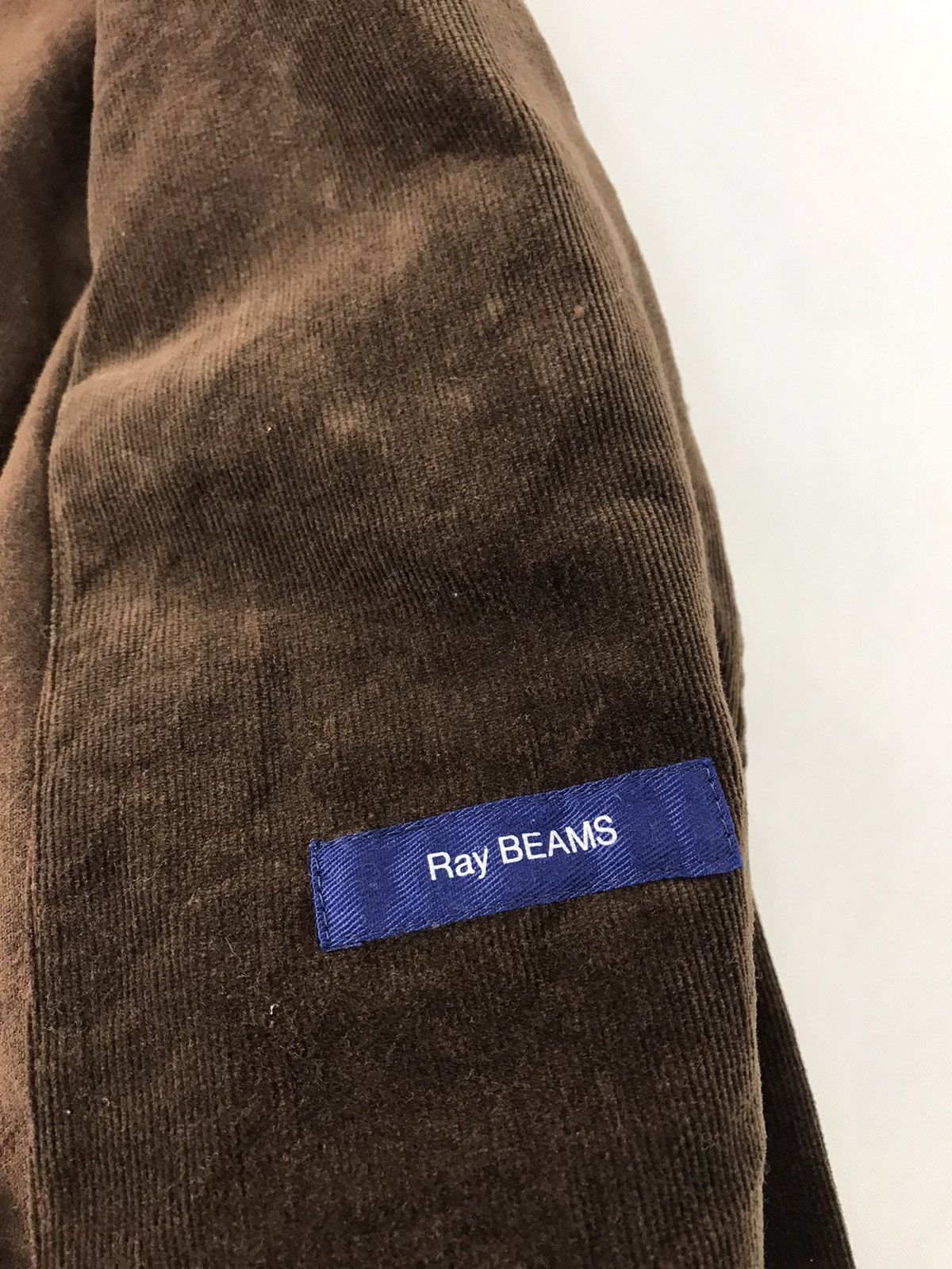 Japanese Brand Ray Beam Corduroy Coat Jacket Full Button Double Pocket Size XS / US 0-2 / IT 36-38 - 6 Thumbnail