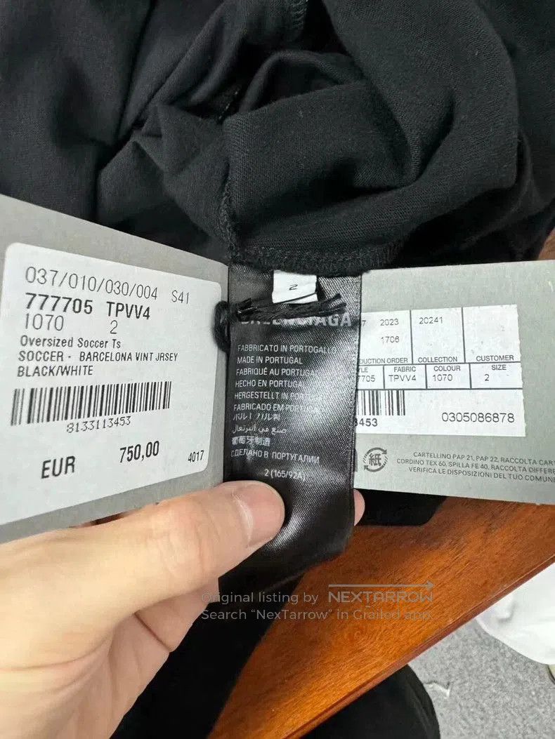 Balenciaga Balenciaga 3b Manchester United Short Sleeve. Size US S / EU 44-46 / 1 - 4 Thumbnail