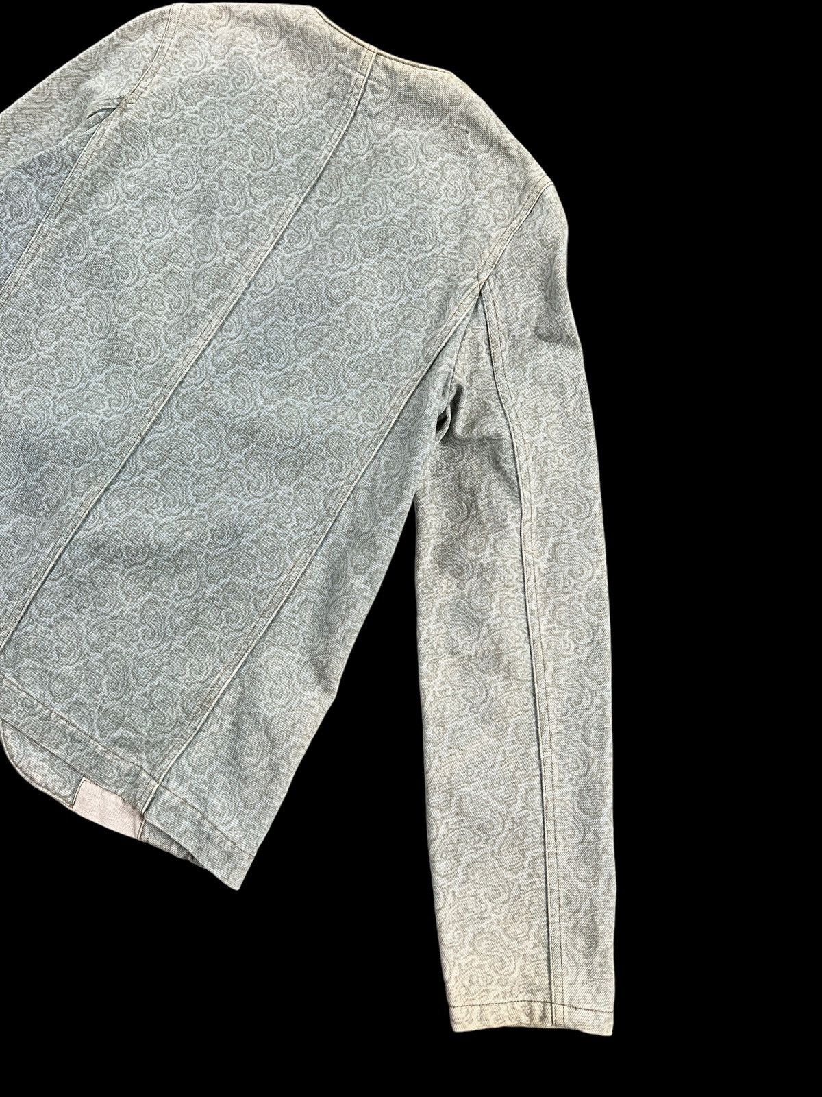 Toga Vintage 90s Toga Reconstructed Paisley Denim Blazer Size US S / EU 44-46 / 1 - 10 Thumbnail