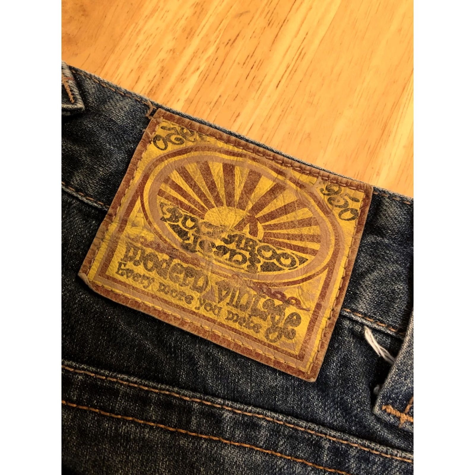 Vintage VINTAGE Buckaroo Jeans Regular Women Flared Jeans Dark Wash 80s 90s Distressed 30x27 100% Cotton Denim Zip Pockets Daily Easy Care Size 30" / US 8 / IT 44 - 5 Thumbnail