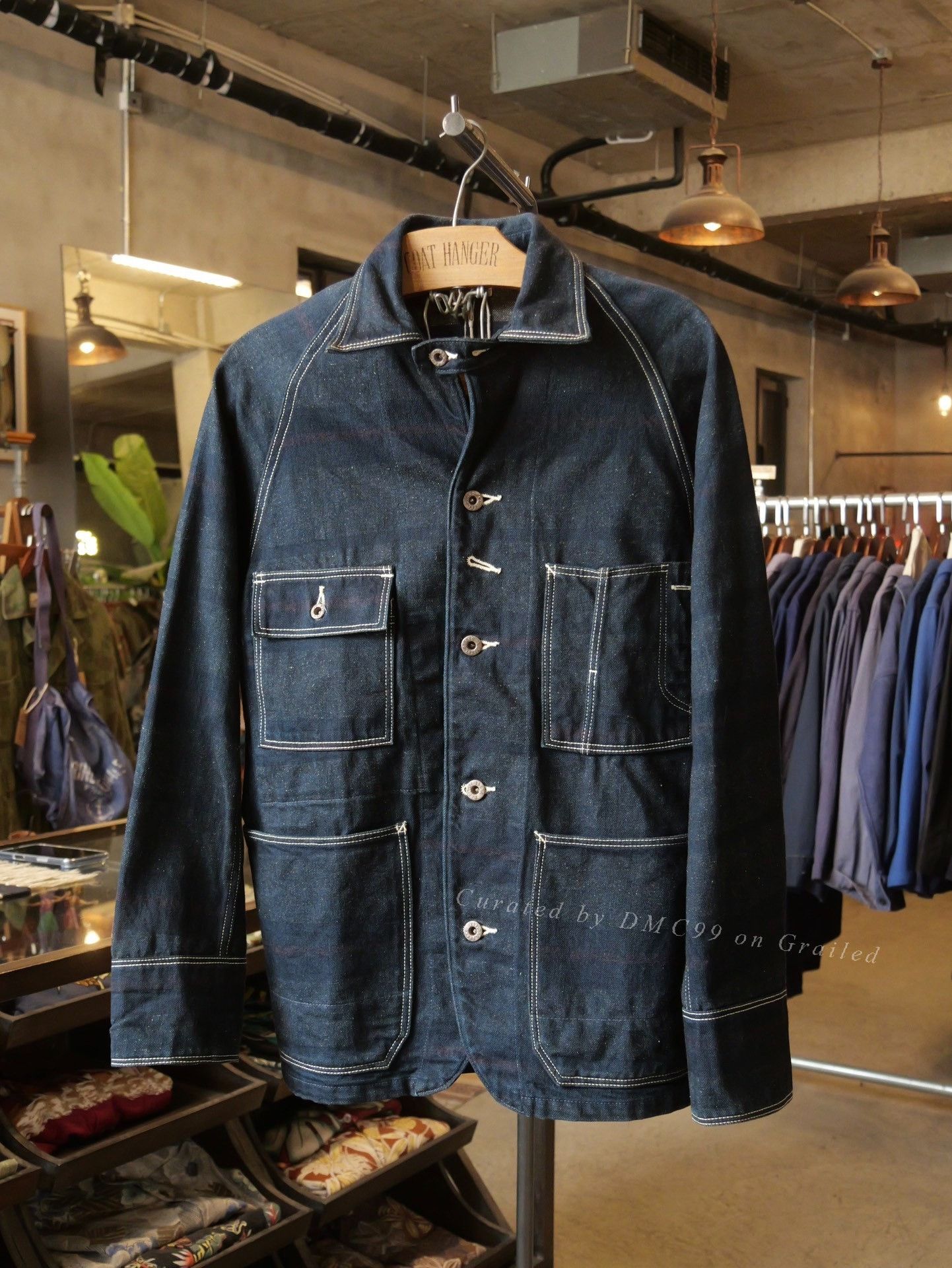 Kapital Kapital Pinstripe Denim Work Jacket Size US S / EU 44-46 / 1 - 1 Thumbnail