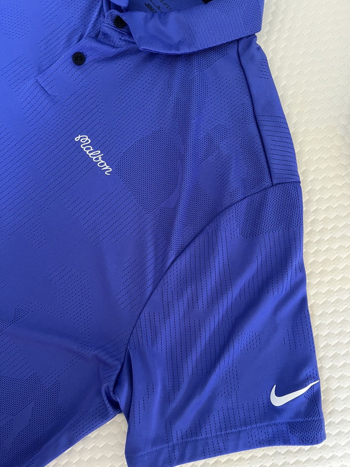Malbon × Nike Malbon x Nike collab XL royal blue polo shirt Size US XL / EU 56 / 4 - 2 Thumbnail