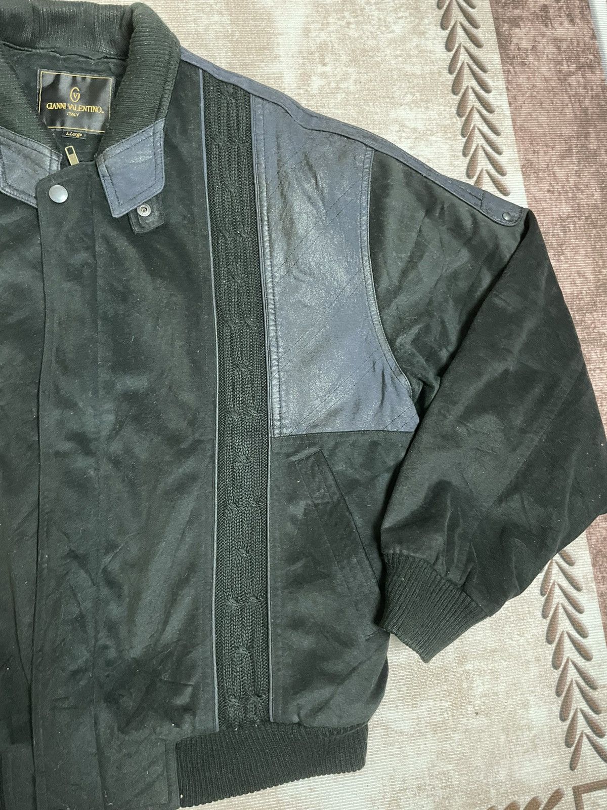 Japanese Brand Gianni Valentino Bomber Size US L / EU 52-54 / 3 - 5 Thumbnail