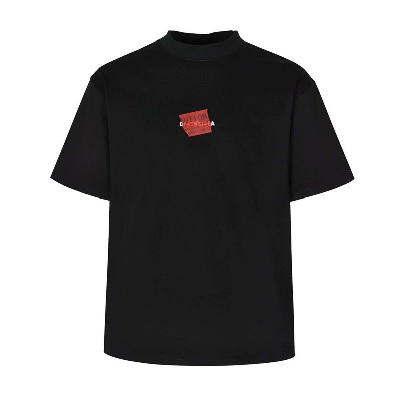 Balenciaga Balenciaga Red tape seal short-sleeve t-shirt Size US S / EU 44-46 / 1 - 1 Thumbnail