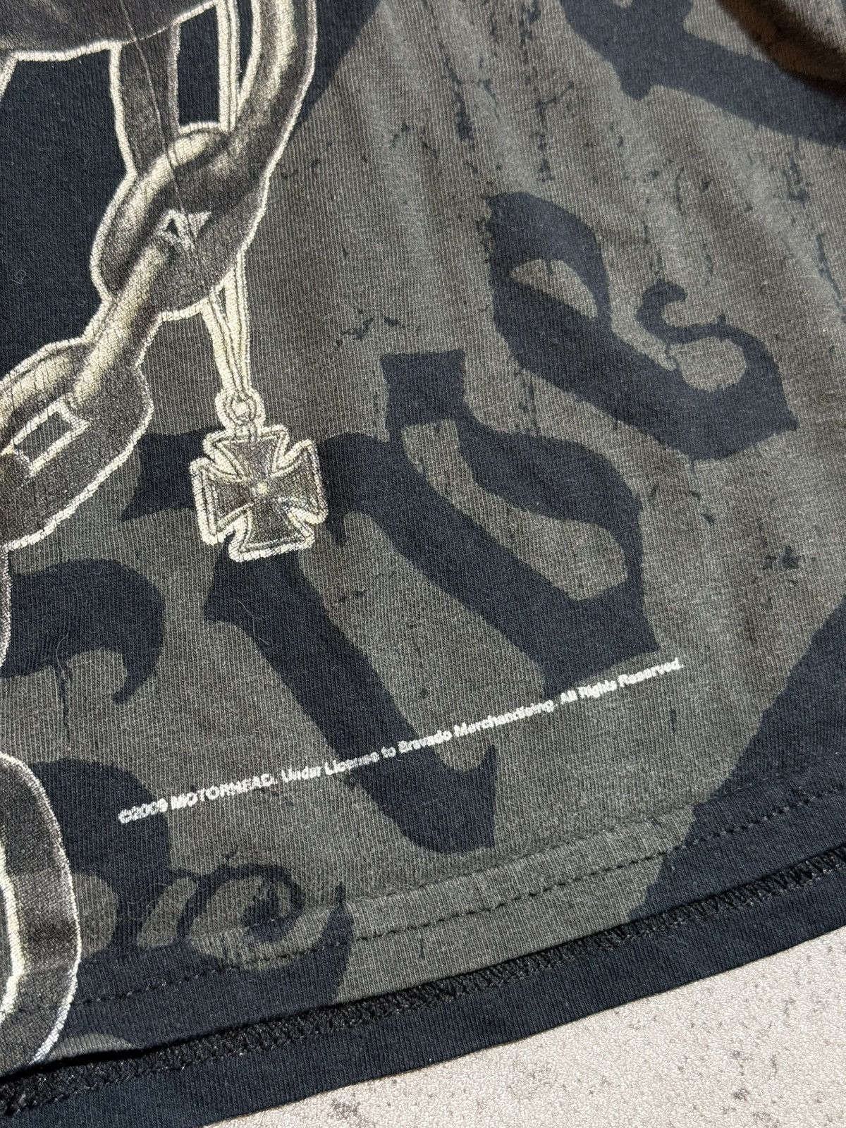 Band Tees × Vintage Vintage 2009 Motorhead Tour Black faded rock band Tee Size US M / EU 48-50 / 2 - 5 Thumbnail