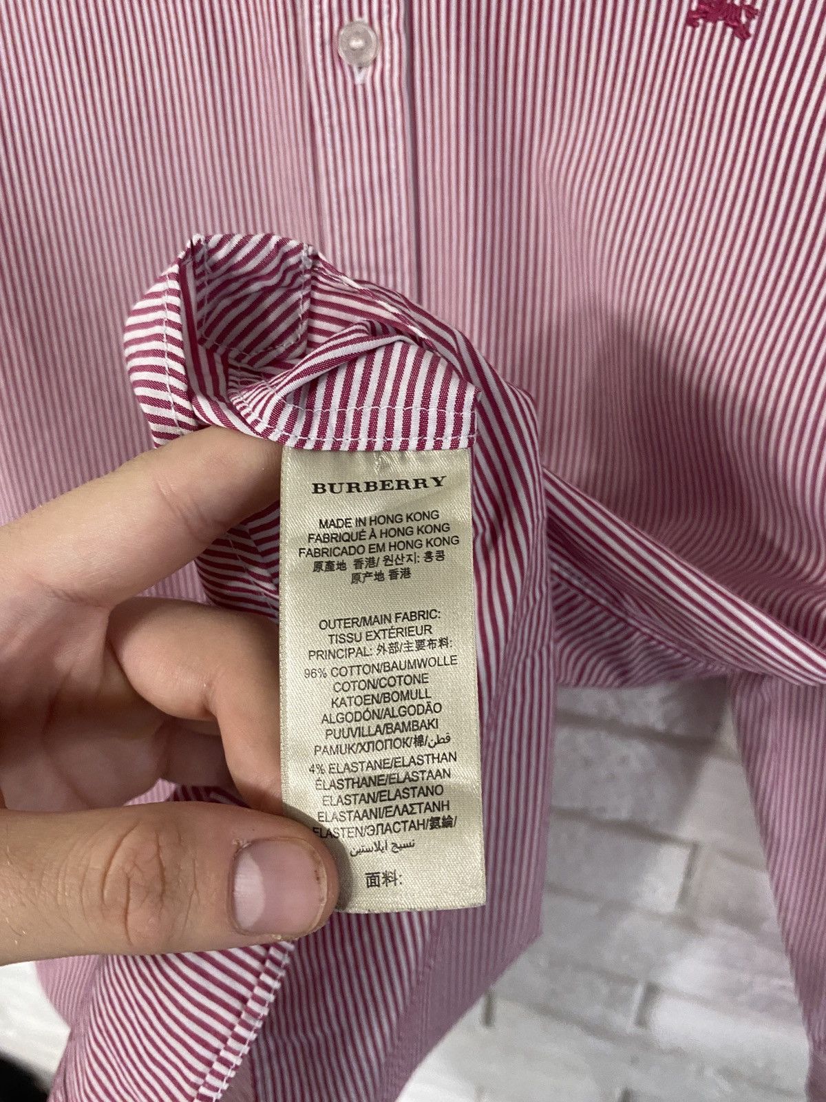 Burberry BURBERRY BRIT Shirt Casual Formal Check Men Size US L / EU 52-54 / 3 - 5 Thumbnail