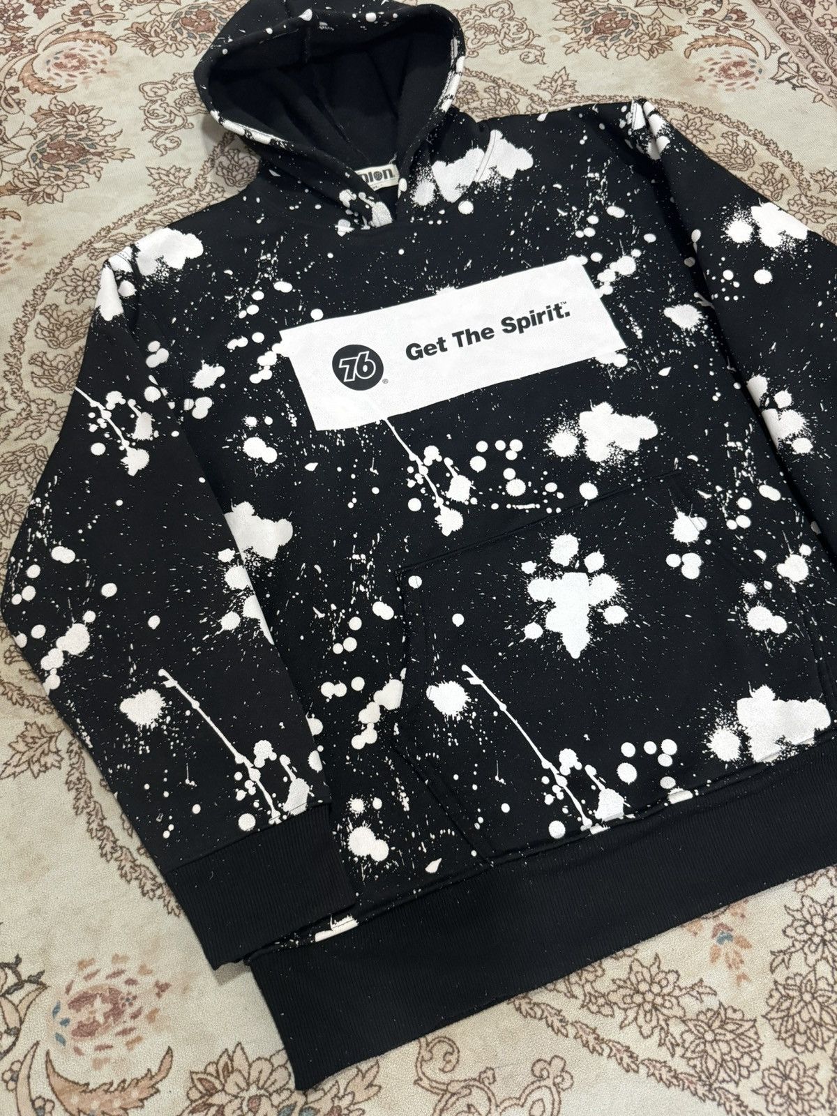 Japanese Brand × Union LA × Vintage Vintage Union 76 Paint Splatter Design Hoodie Size US XL / EU 56 / 4 - 2 Thumbnail