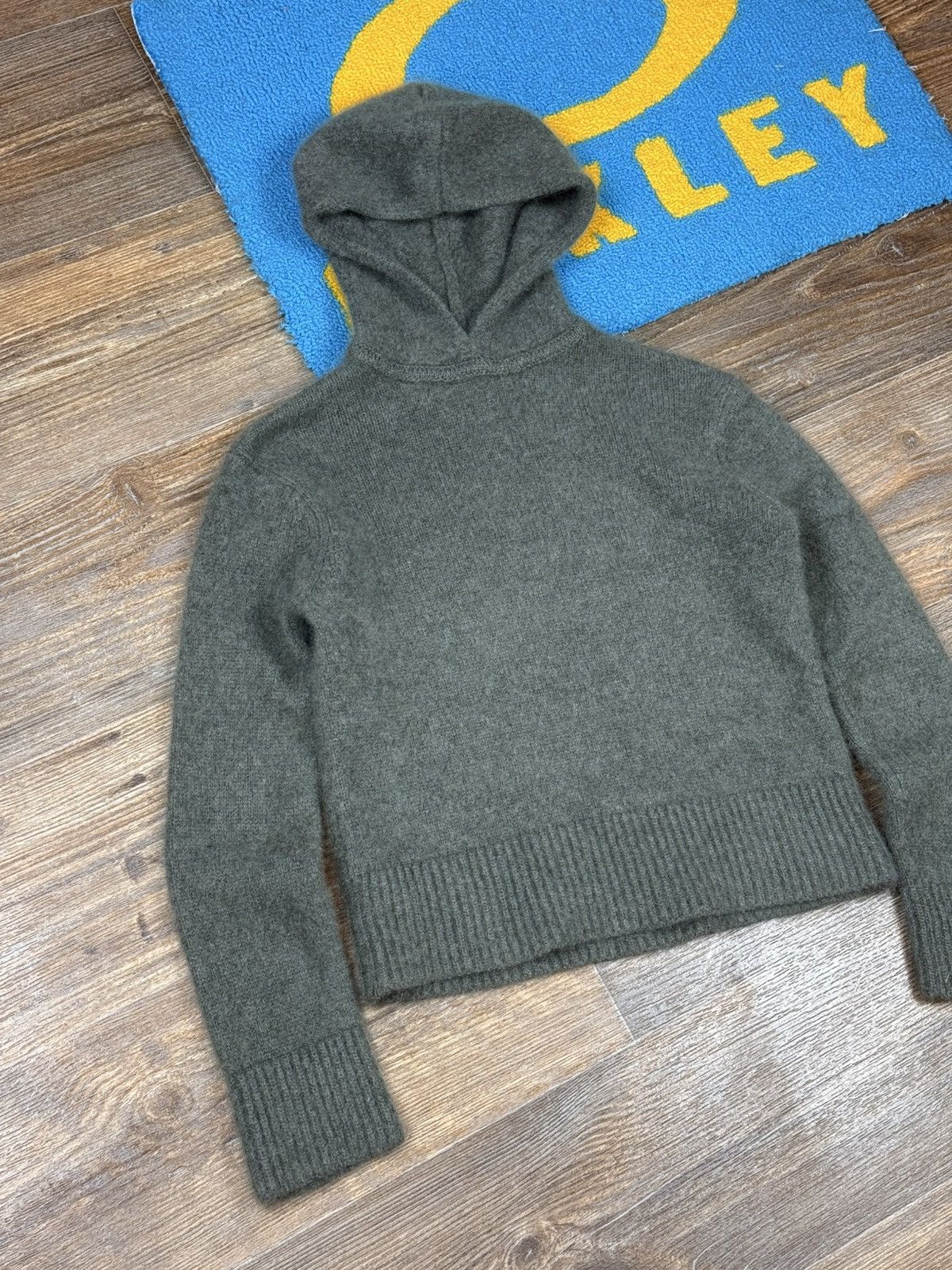 Lisa Yang Lisa Yang Cashmere Knitted Hooded Green Sweater Size M / US 6-8 / IT 42-44 - 3 Thumbnail