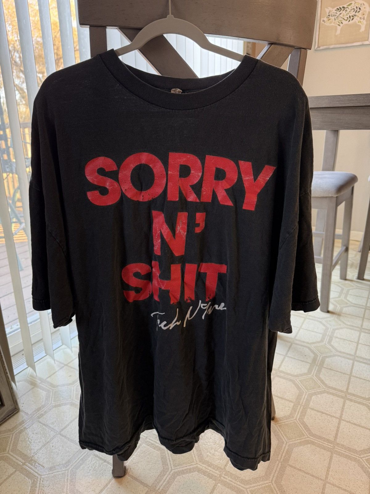 Vintage Black T9 (Tech N9ne) Sorry N' Shit T-Shirt [Merch] Size US XXL / EU 58 / 5 - 1 Thumbnail