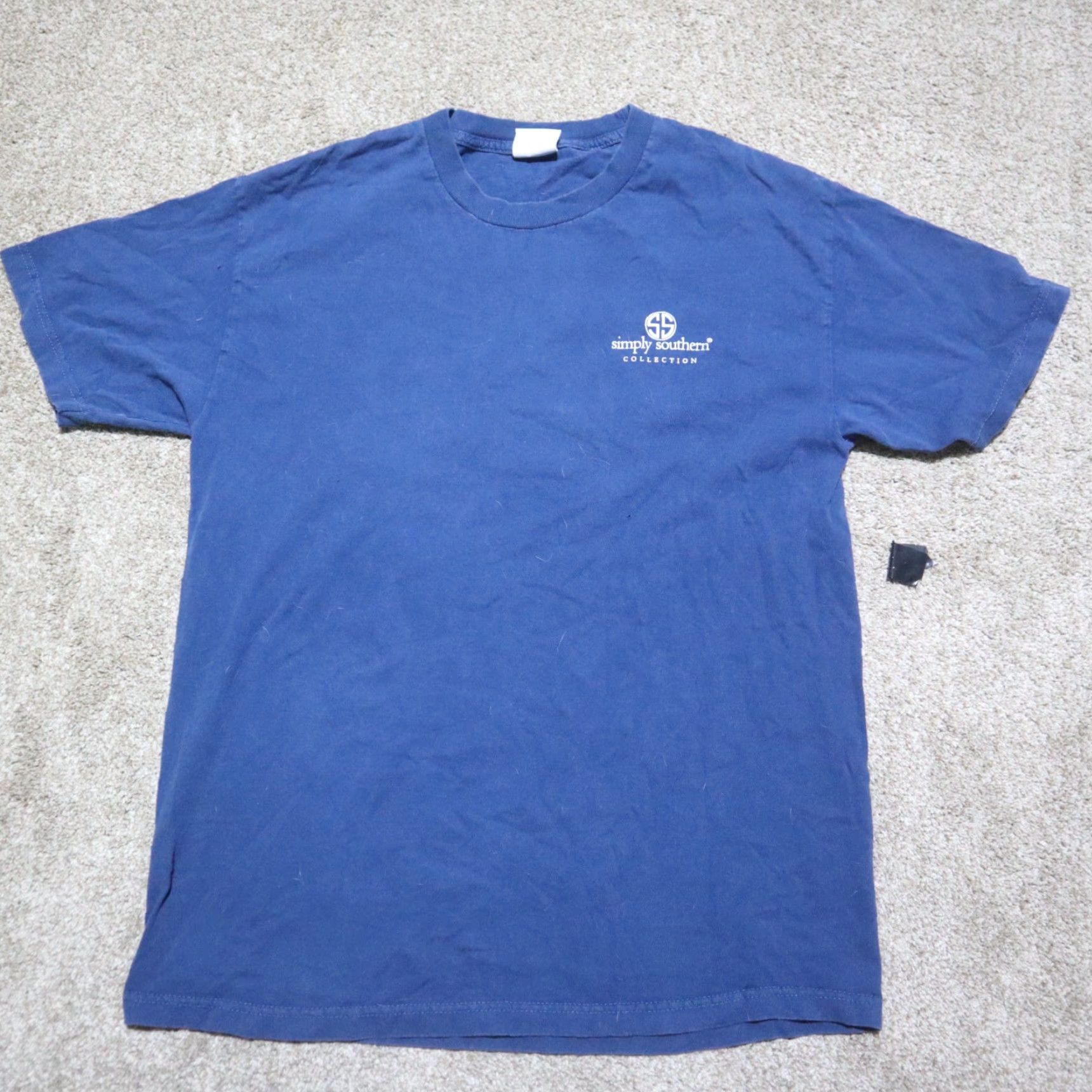 Vintage God Is My Anchor Simply Southern Tee Shirt Adult Women's Size M Medium Blue Graphic Tee Shirt Womens Size M / US 6-8 / IT 42-44 - 3 Thumbnail