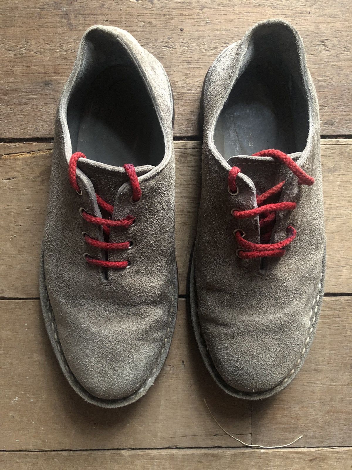 Comme des Garcons Homme CDG Homme Stitch suede nubuck shoes beige Size US 9.5 / EU 42-43 - 3 Thumbnail