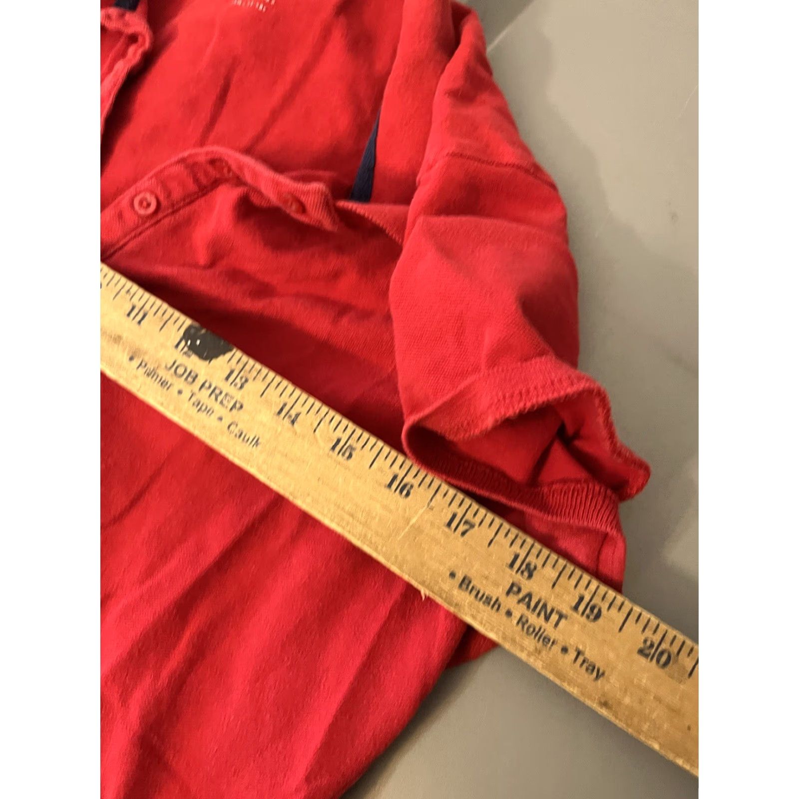 Old Navy Preowned Old Navy Polo Top Womens Large Red Short Sleeve Shirt Polo Womens L Red Size L / US 10 / IT 46 - 5 Thumbnail
