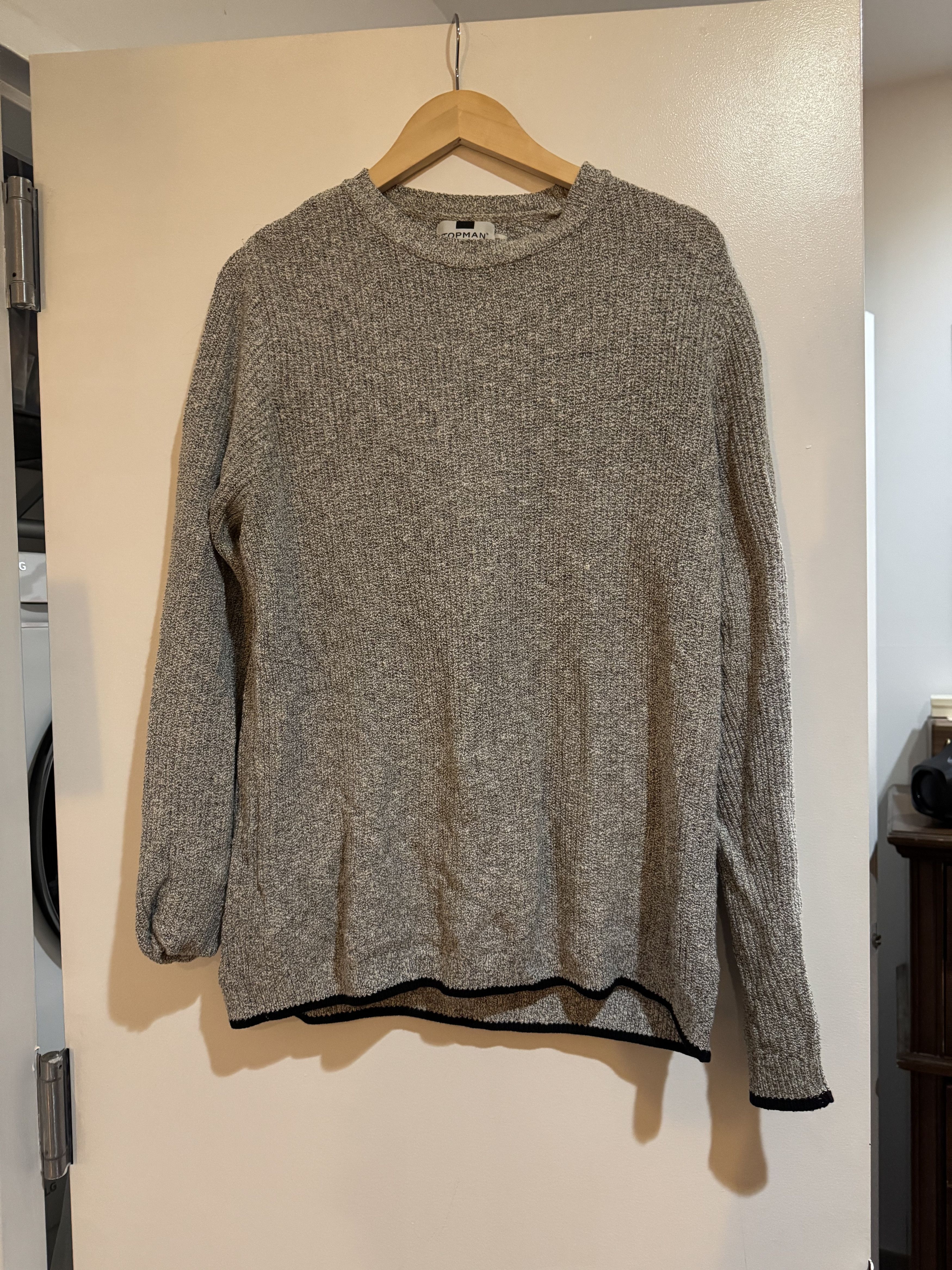 Topman Topman Gray Sweater Size US S / EU 44-46 / 1 - 1 Thumbnail
