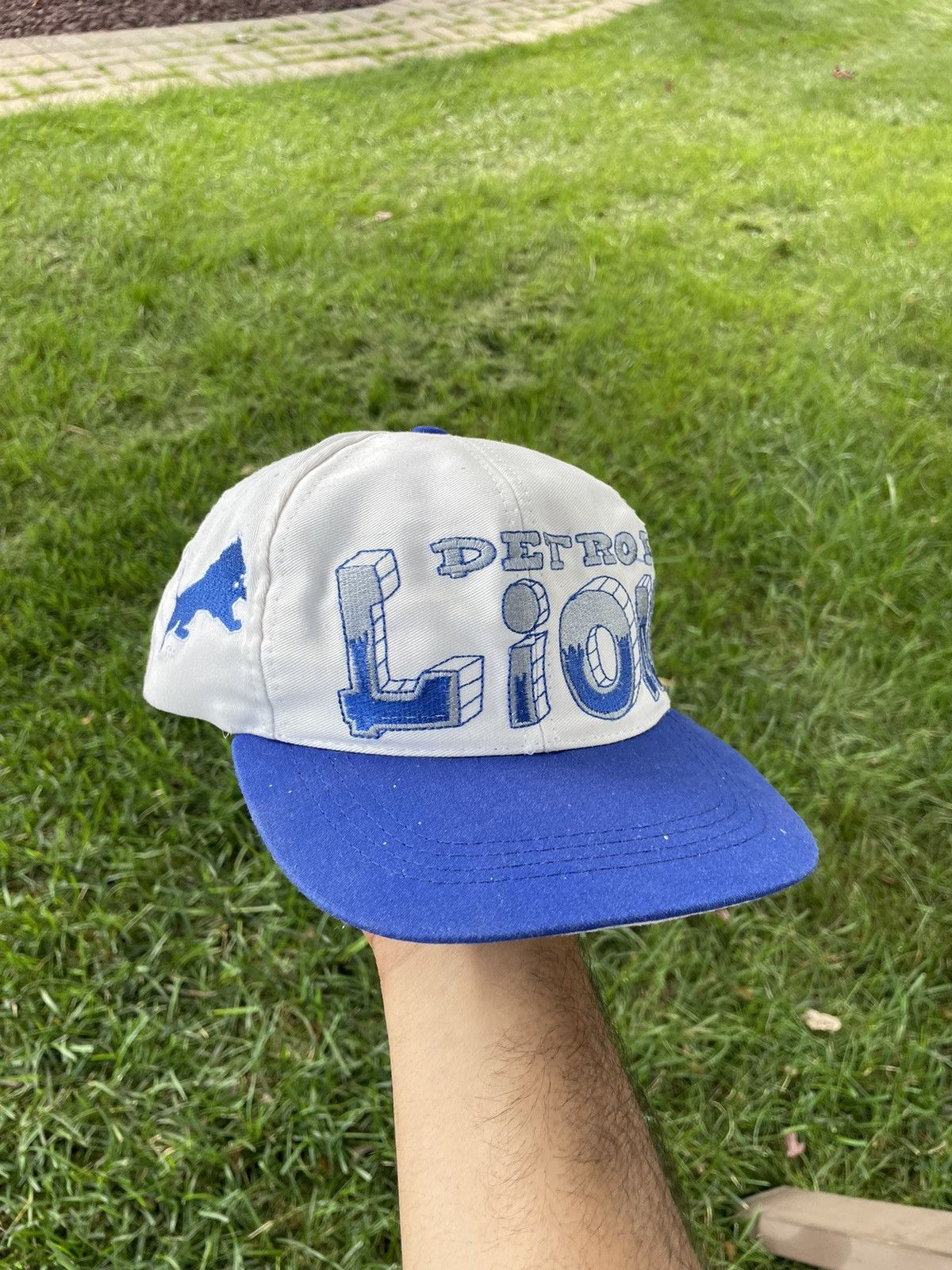 Drew Pearson Vintage 90s Detroit Lions Graffiti Hat Drew Pearson Snapback Size ONE SIZE - 2 Thumbnail