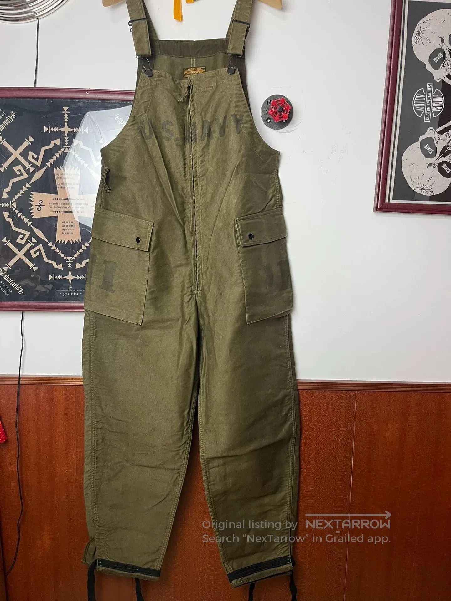 Freewheelers FREEWHEELERS Military Style Overalls. Size US 30 / EU 46 - 2 Thumbnail